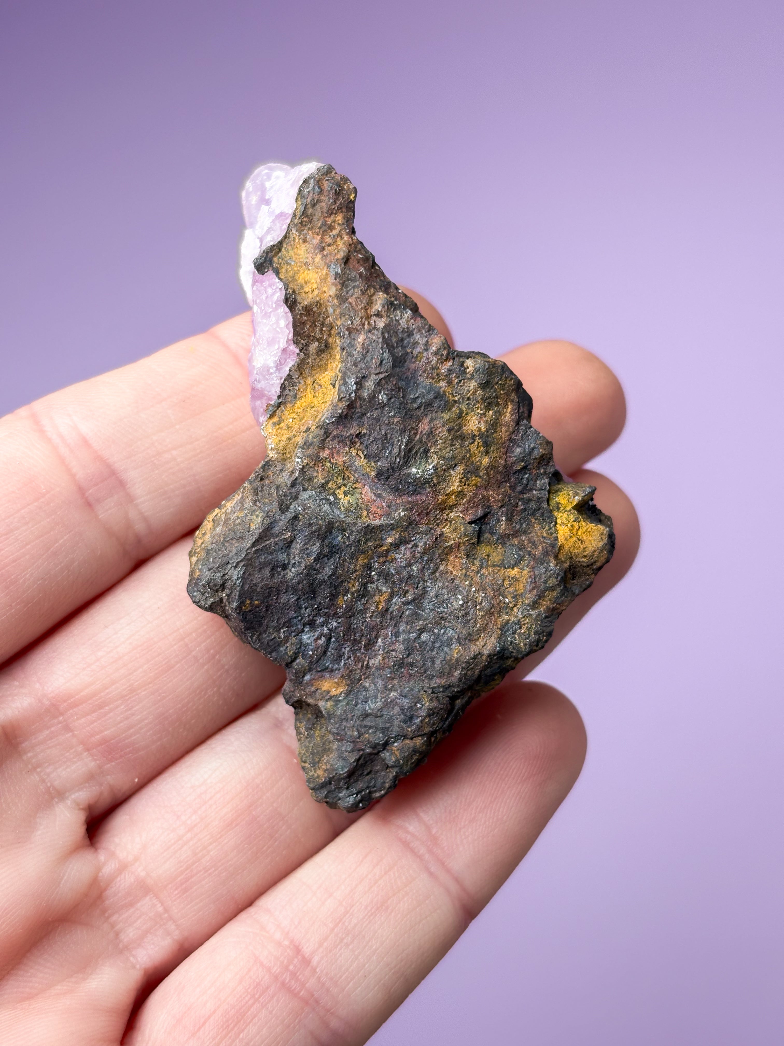 Pink Aragonit Rå (Nr. 7)