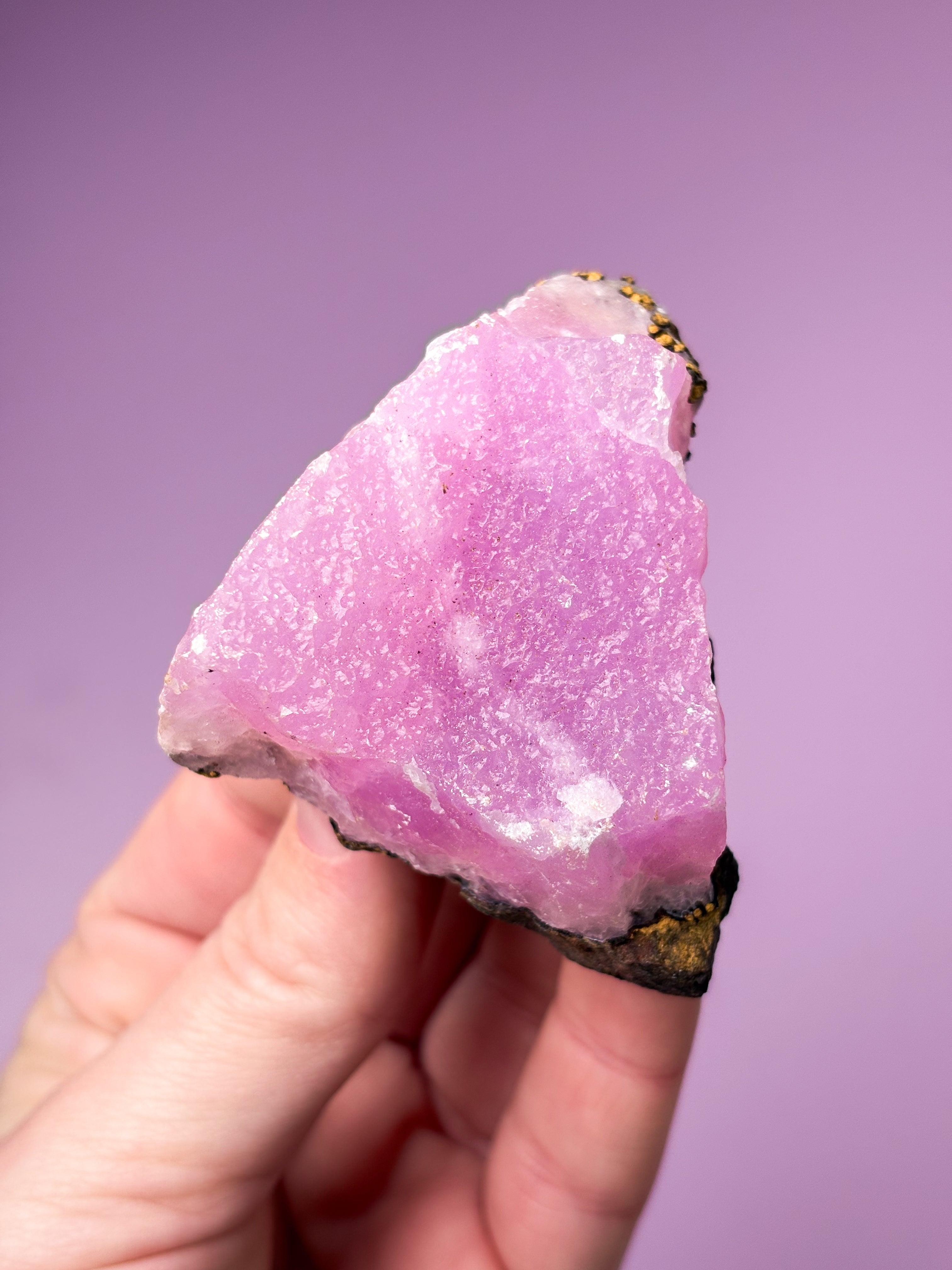 Pink Aragonit Rå (Nr. 10)