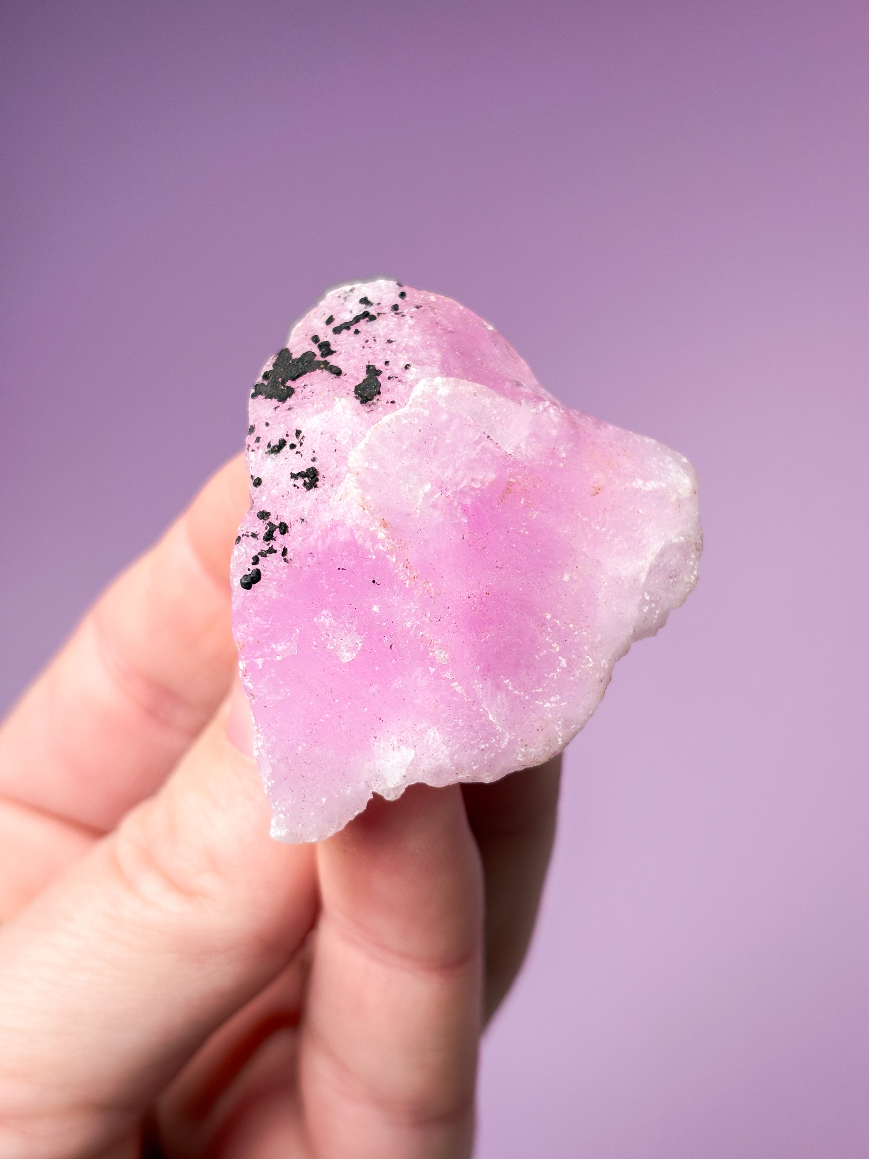 Pink Aragonit Rå (Nr. 12)