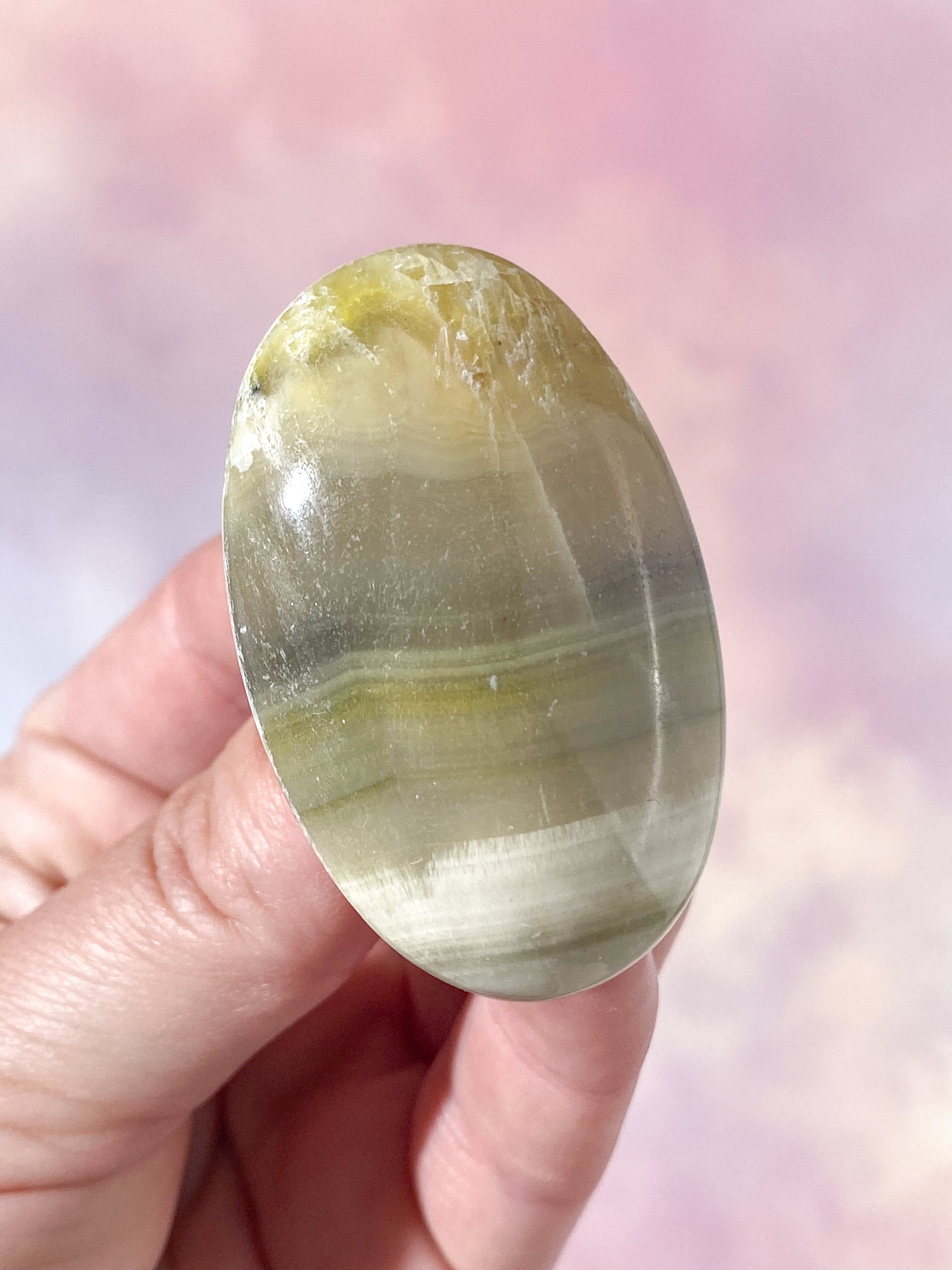 Bumble Bee Calcit Palmstone (Nr. 13)