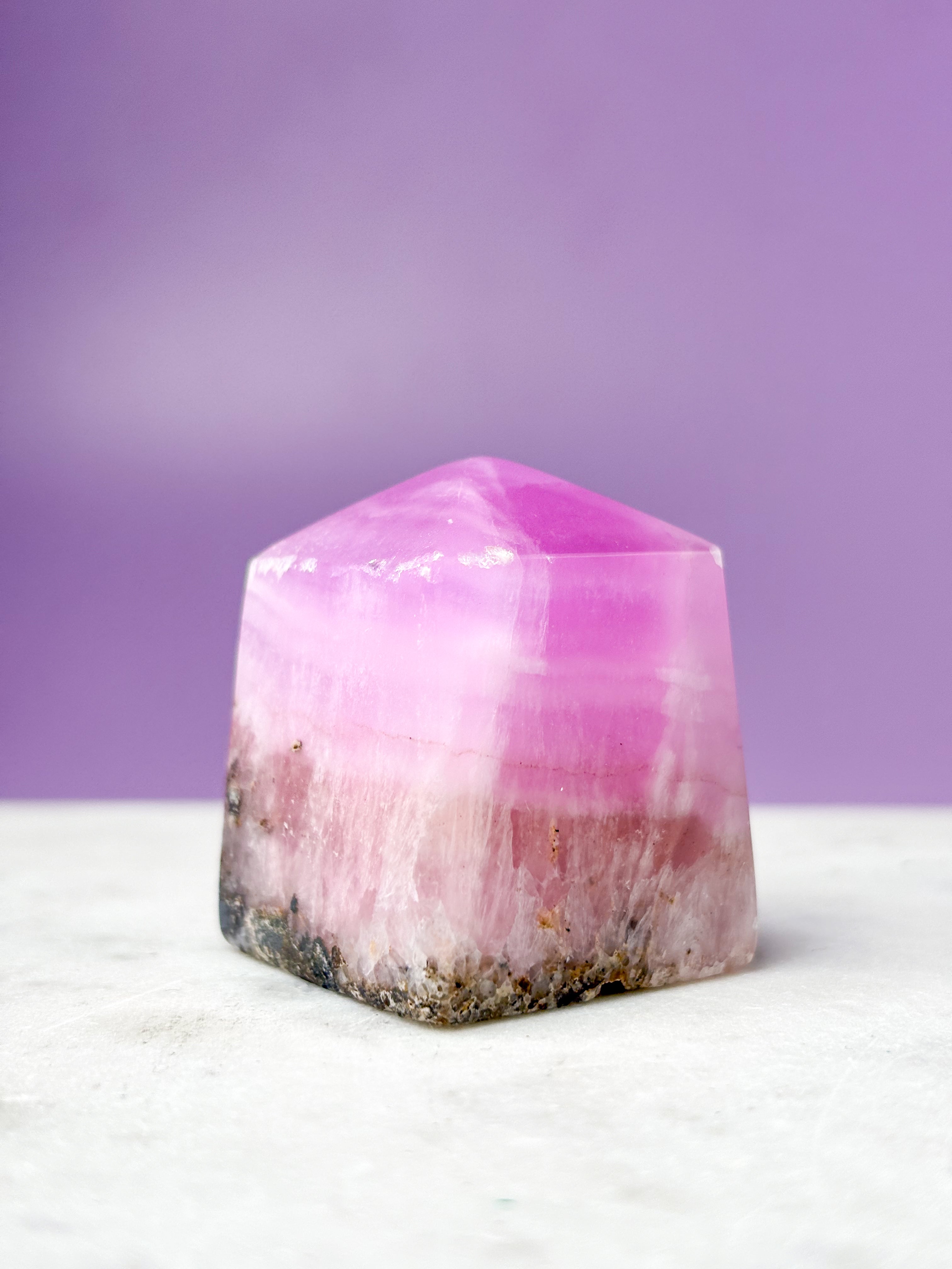 Pink Aragonit Tårn (Nr. 2)