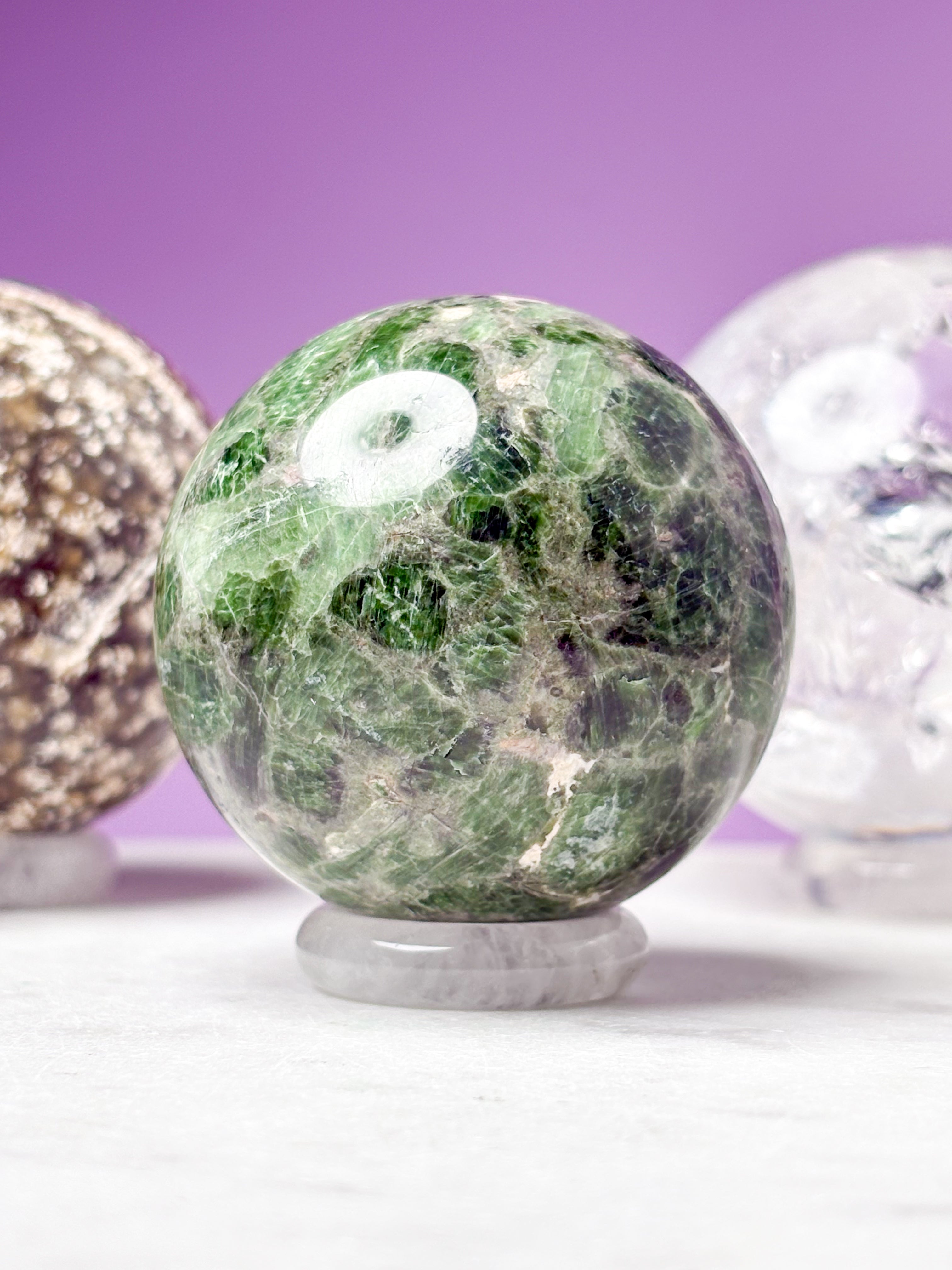 Bjergkrystal Kugleholder