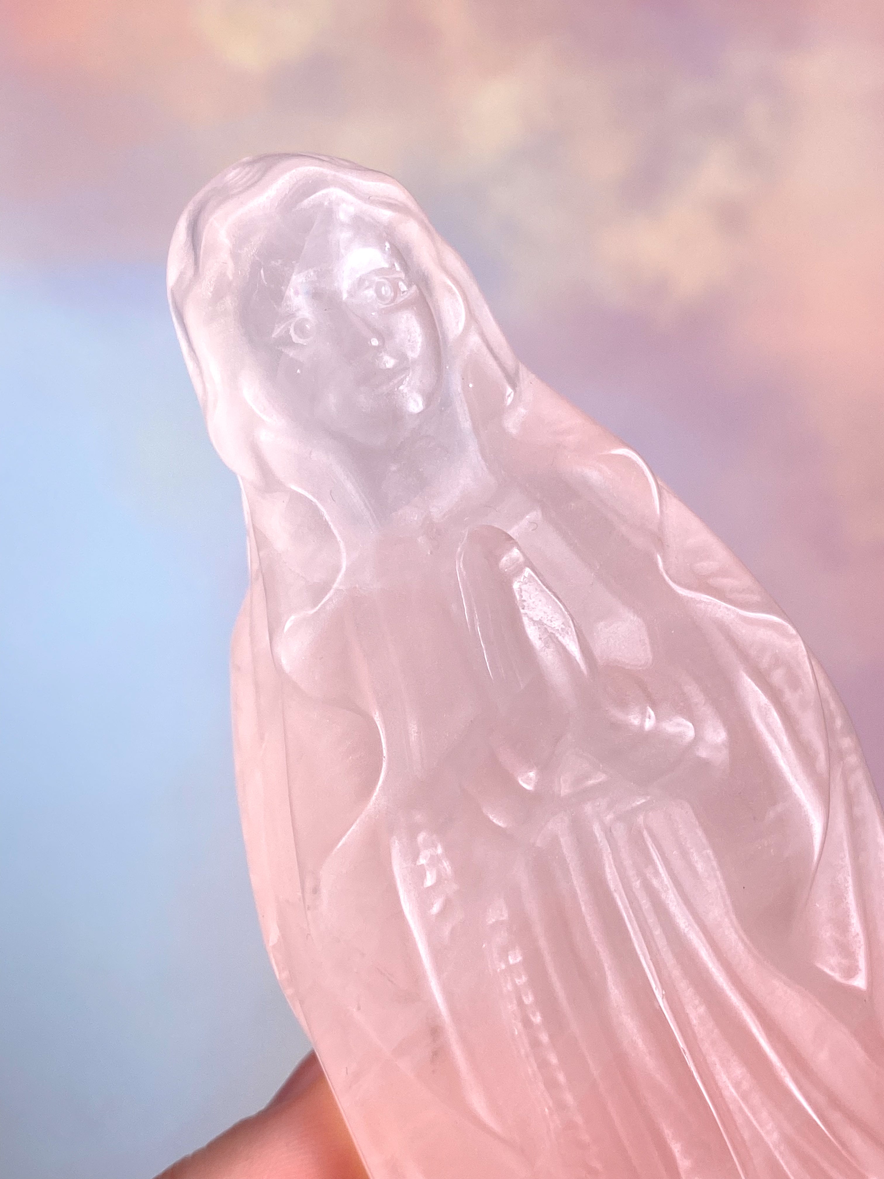 Stor Rosakvarts Madonna (Nr. 2)