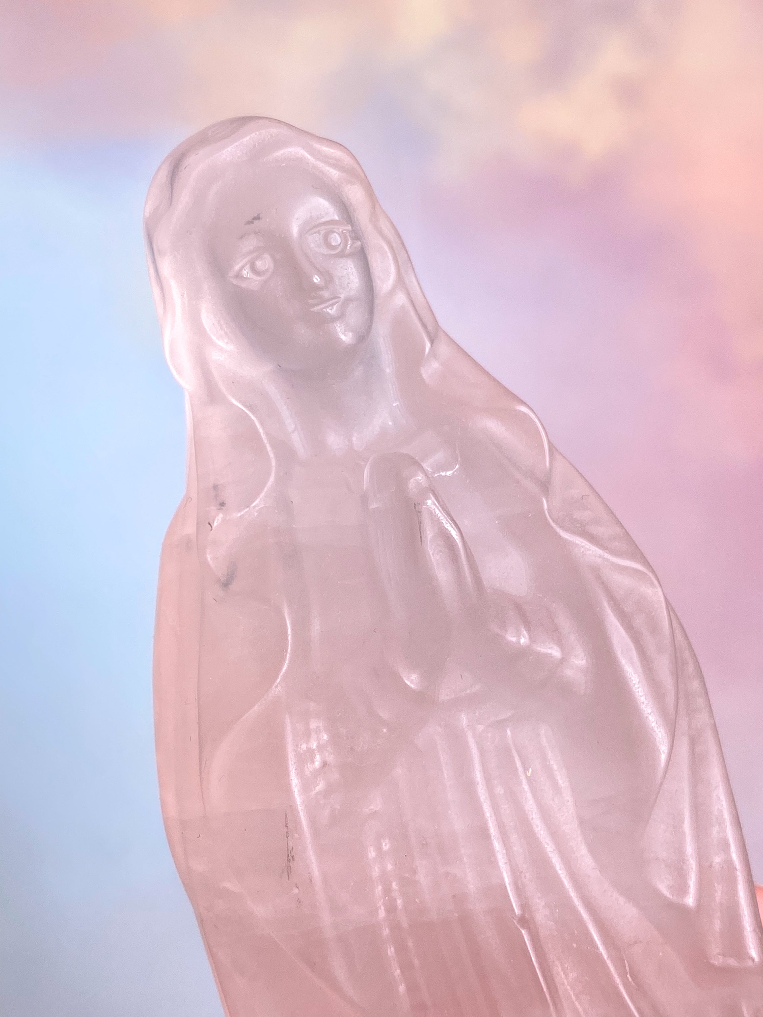 Stor Rosakvarts Madonna (Nr. 3)