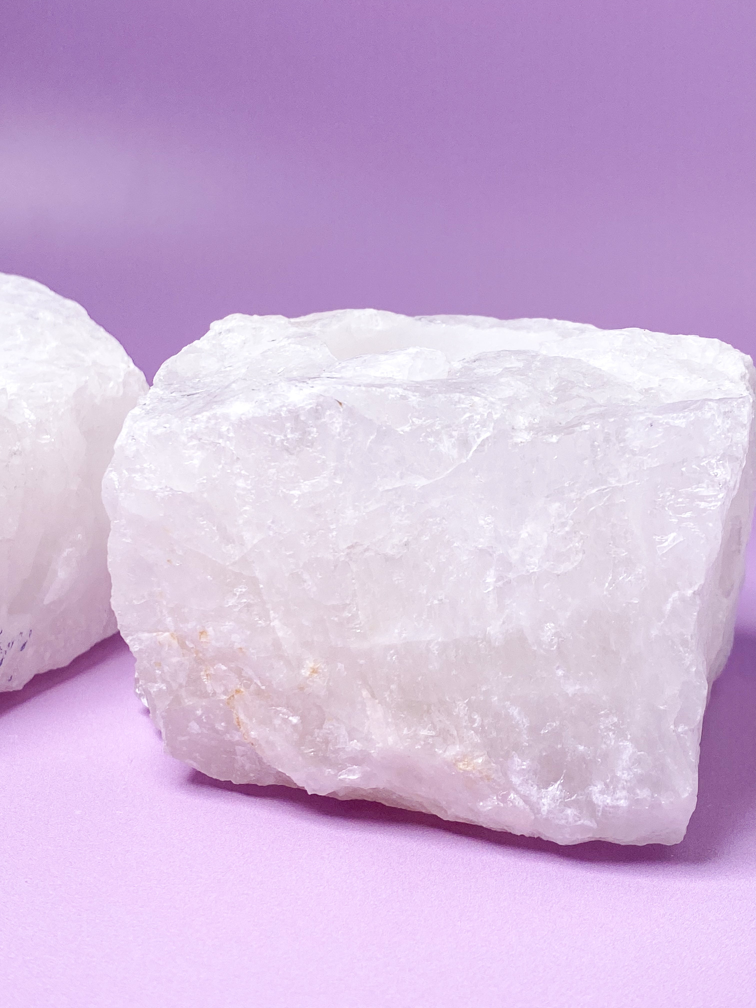 Mountain Crystal Fireface Holder