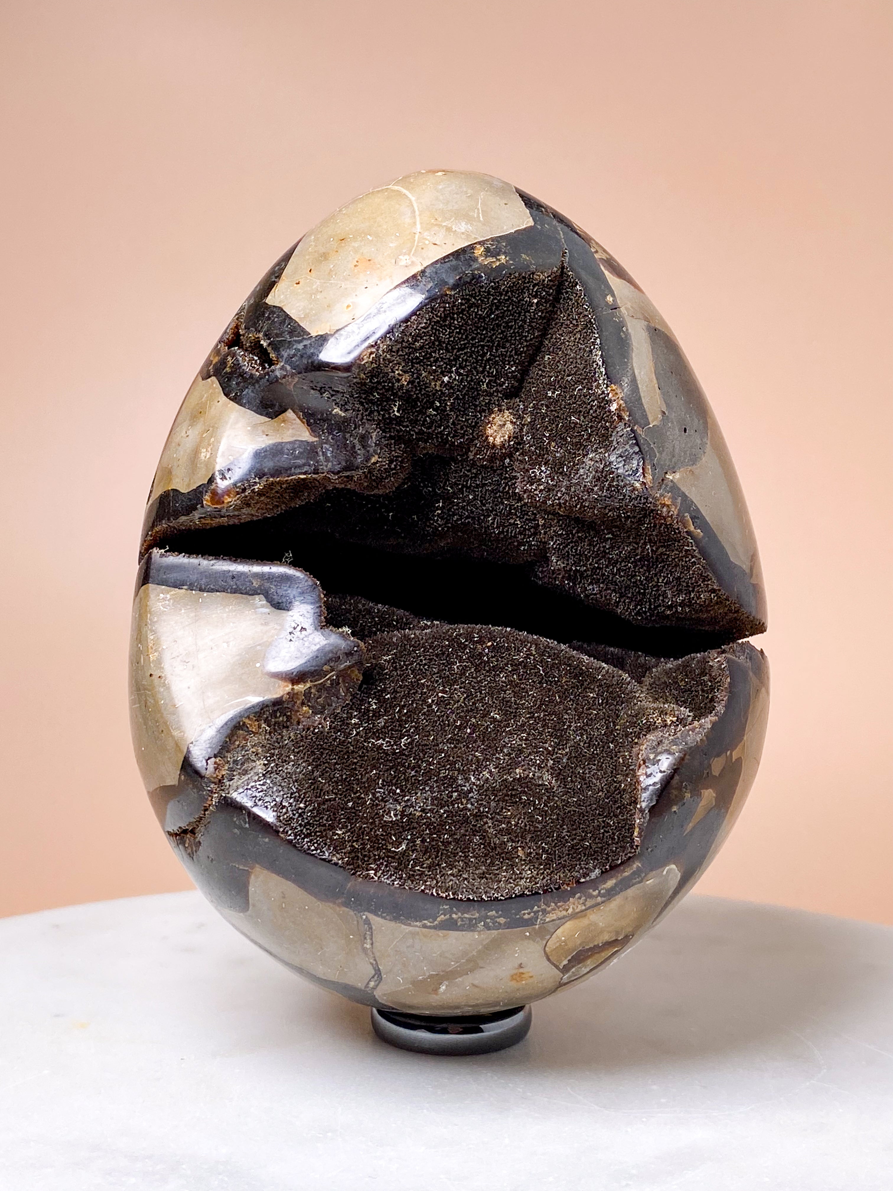 Druzy Septarie æg (Nr. 1)