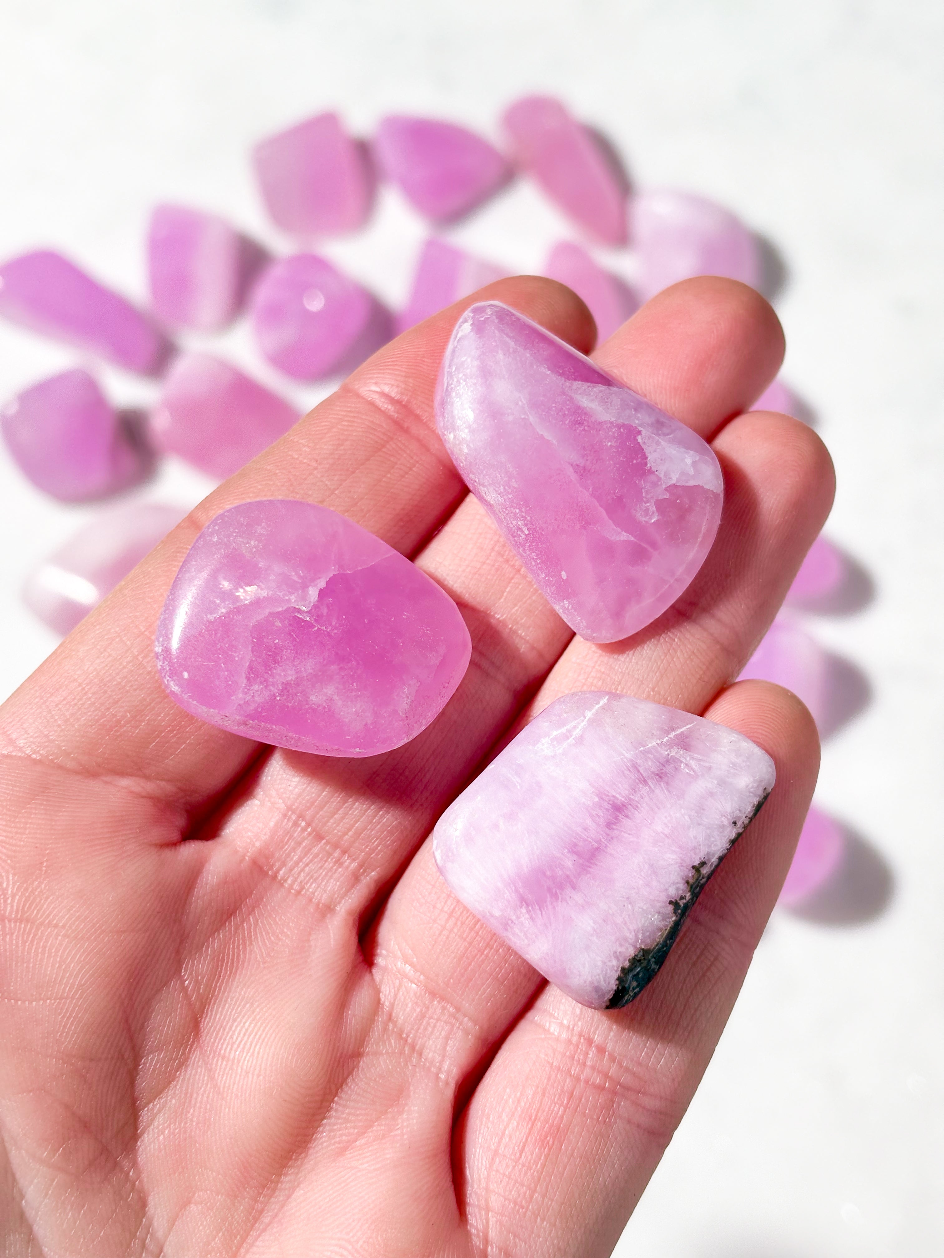 Rosa aragonit ficksten