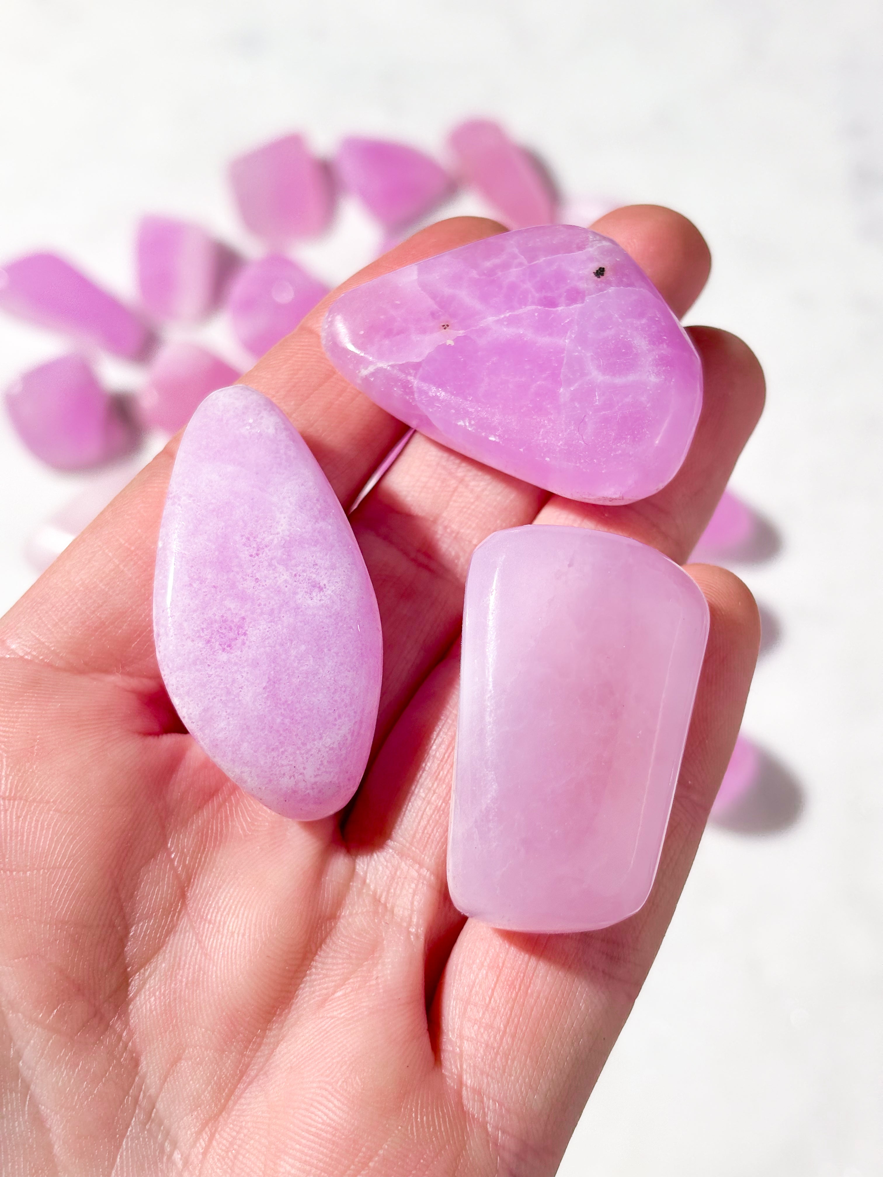 Rosa aragonit ficksten