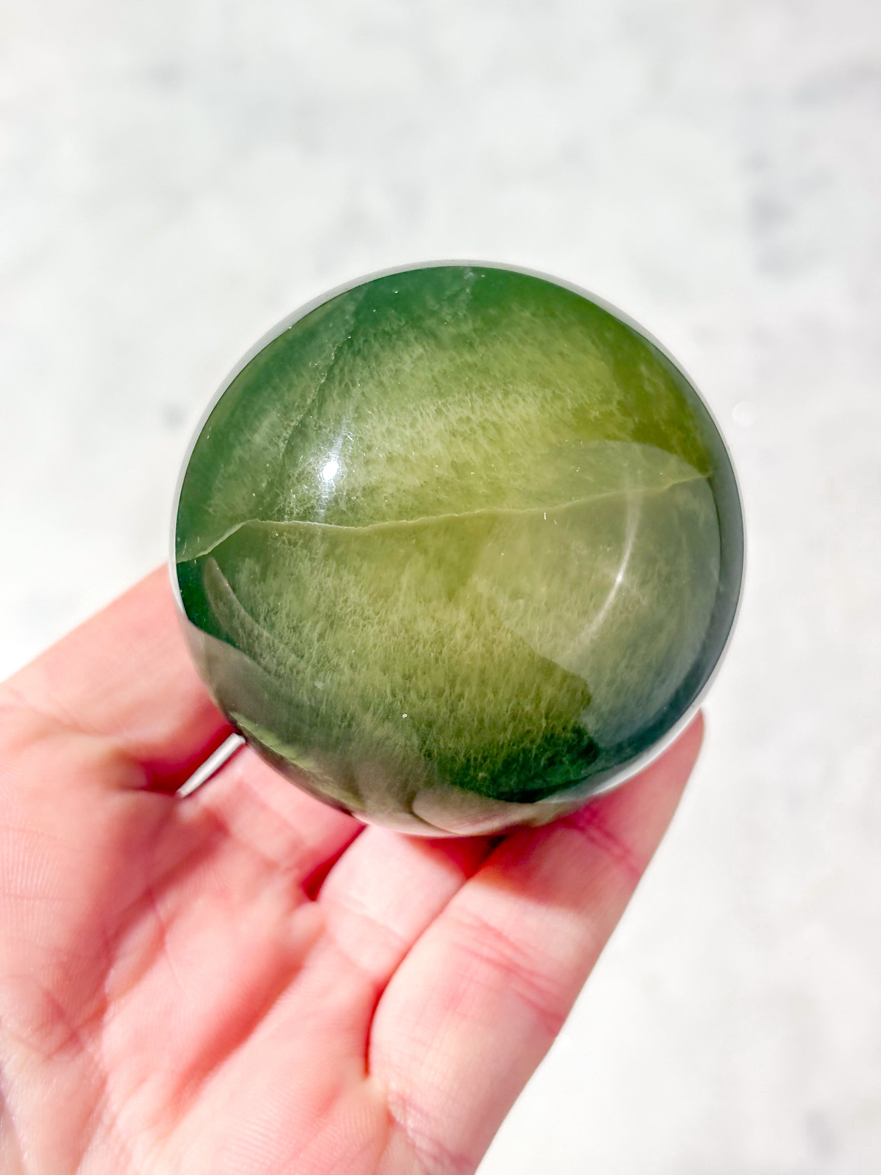 Mango Fluorit Kugle (Nr. 14)