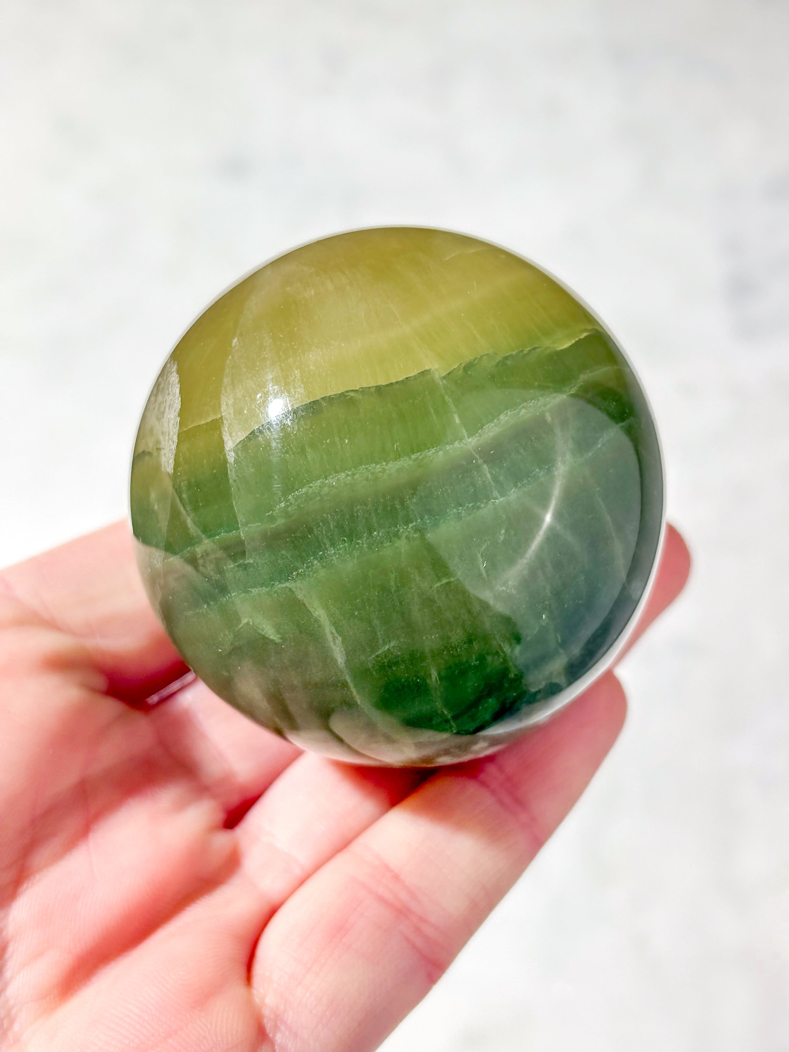 Mango Fluorit Kugle (Nr. 15)