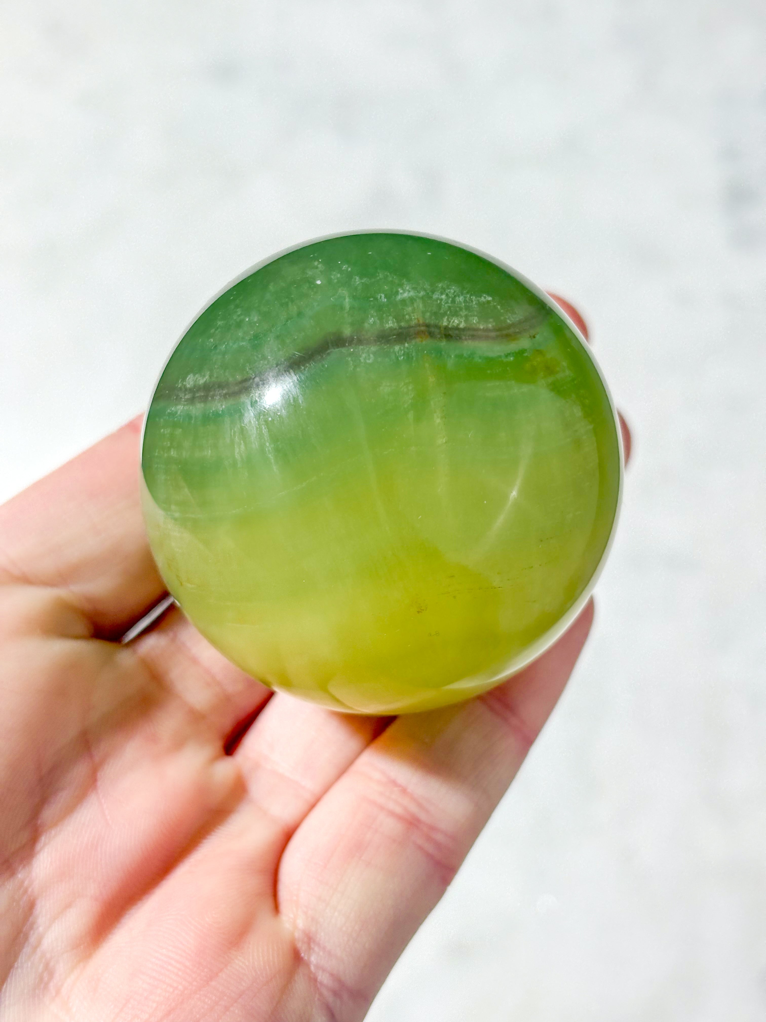 Mango Fluorit Kugle (Nr. 16)