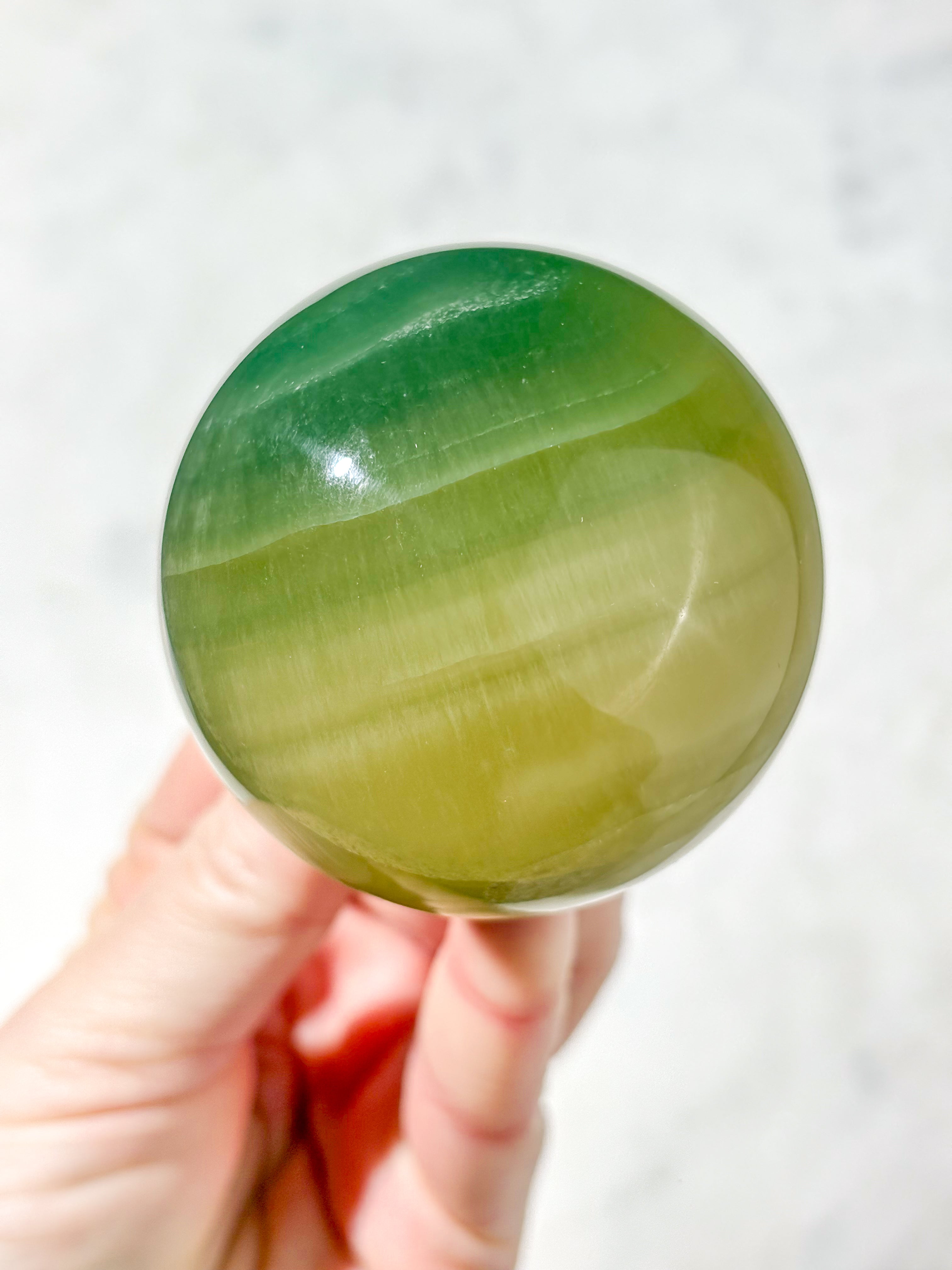 Mango Fluorit Kugle (Nr. 22)