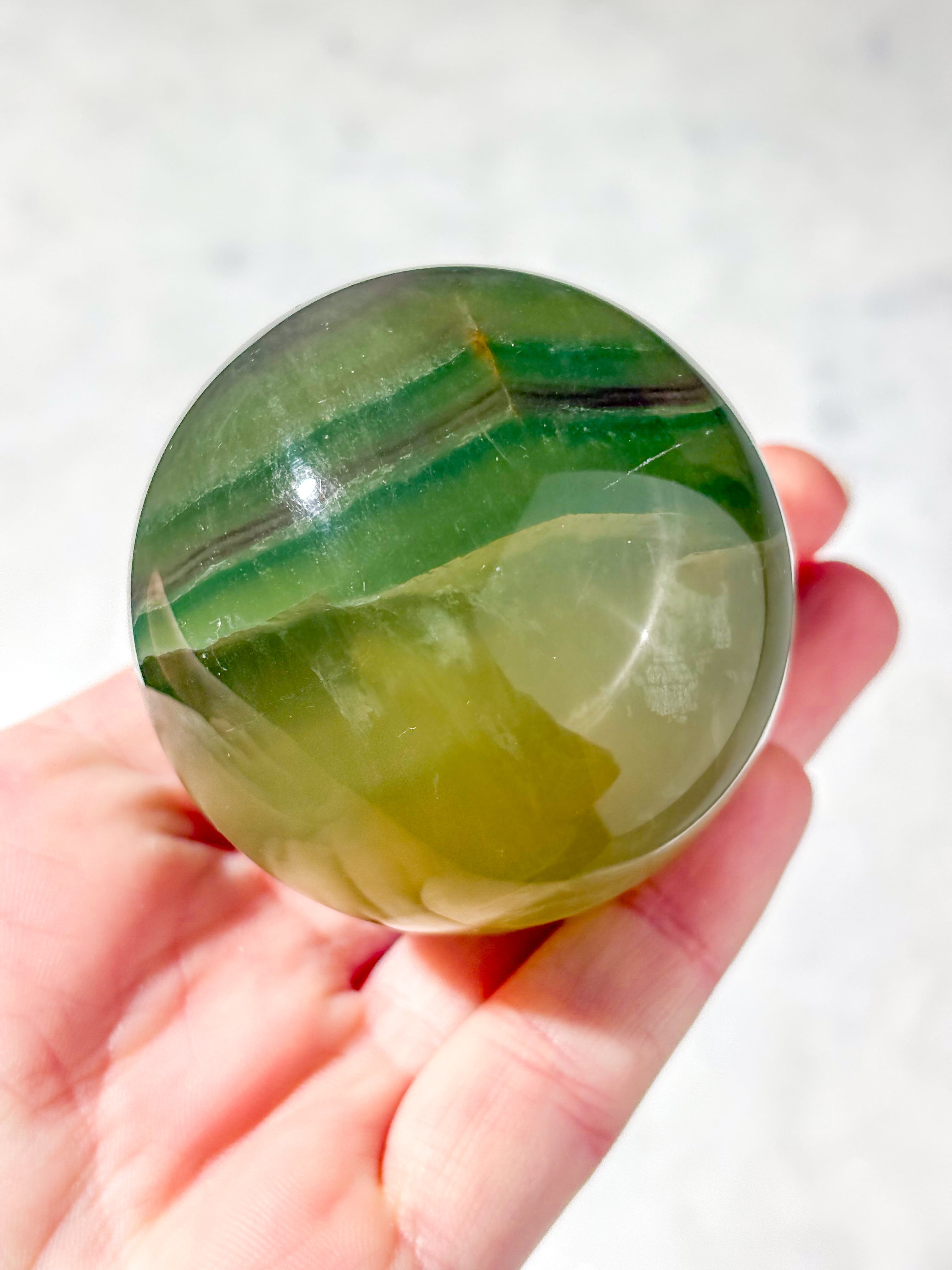 Mango Fluorit Kugle (Nr. 24)