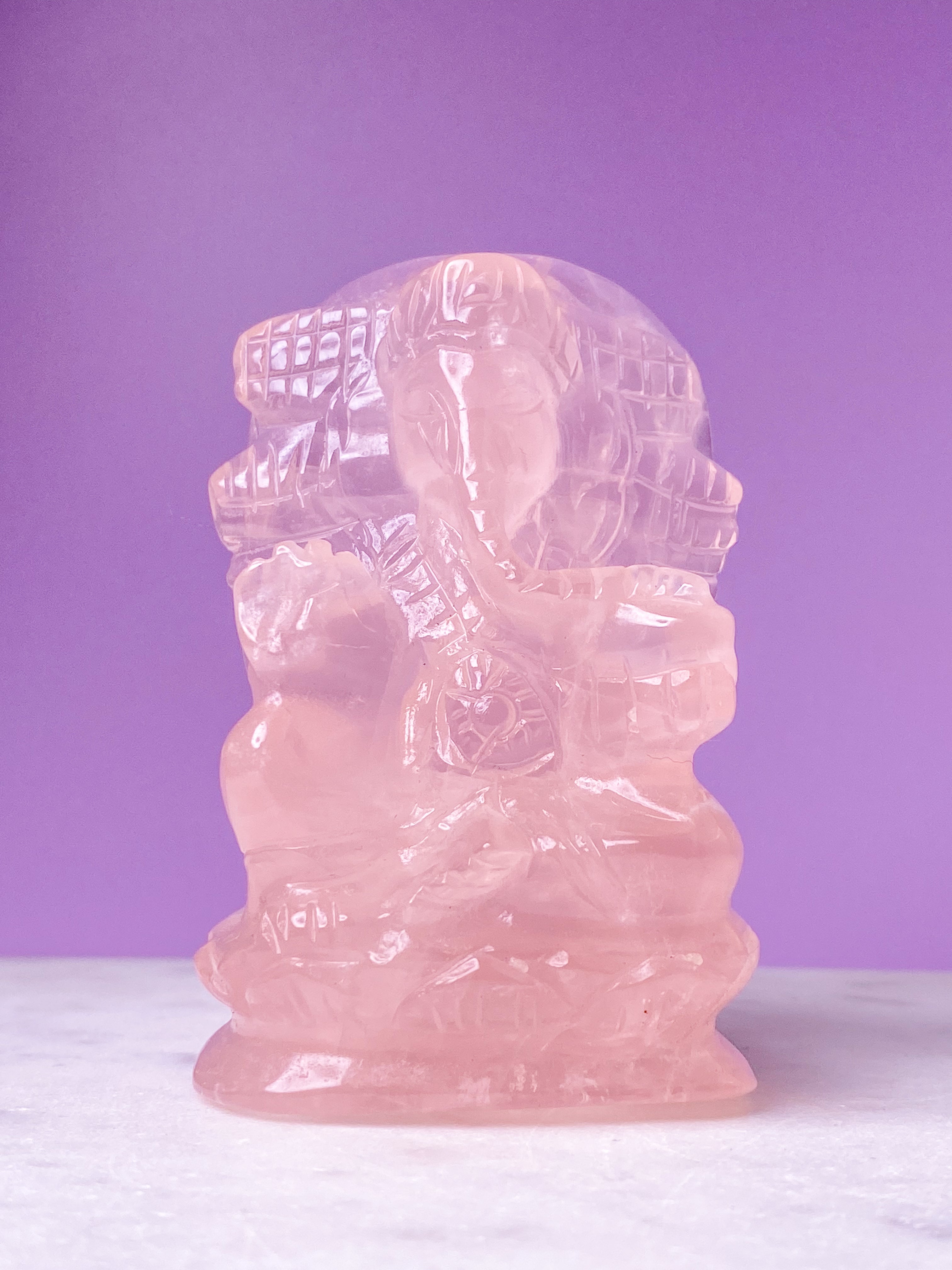 Rosakvarts Ganesha