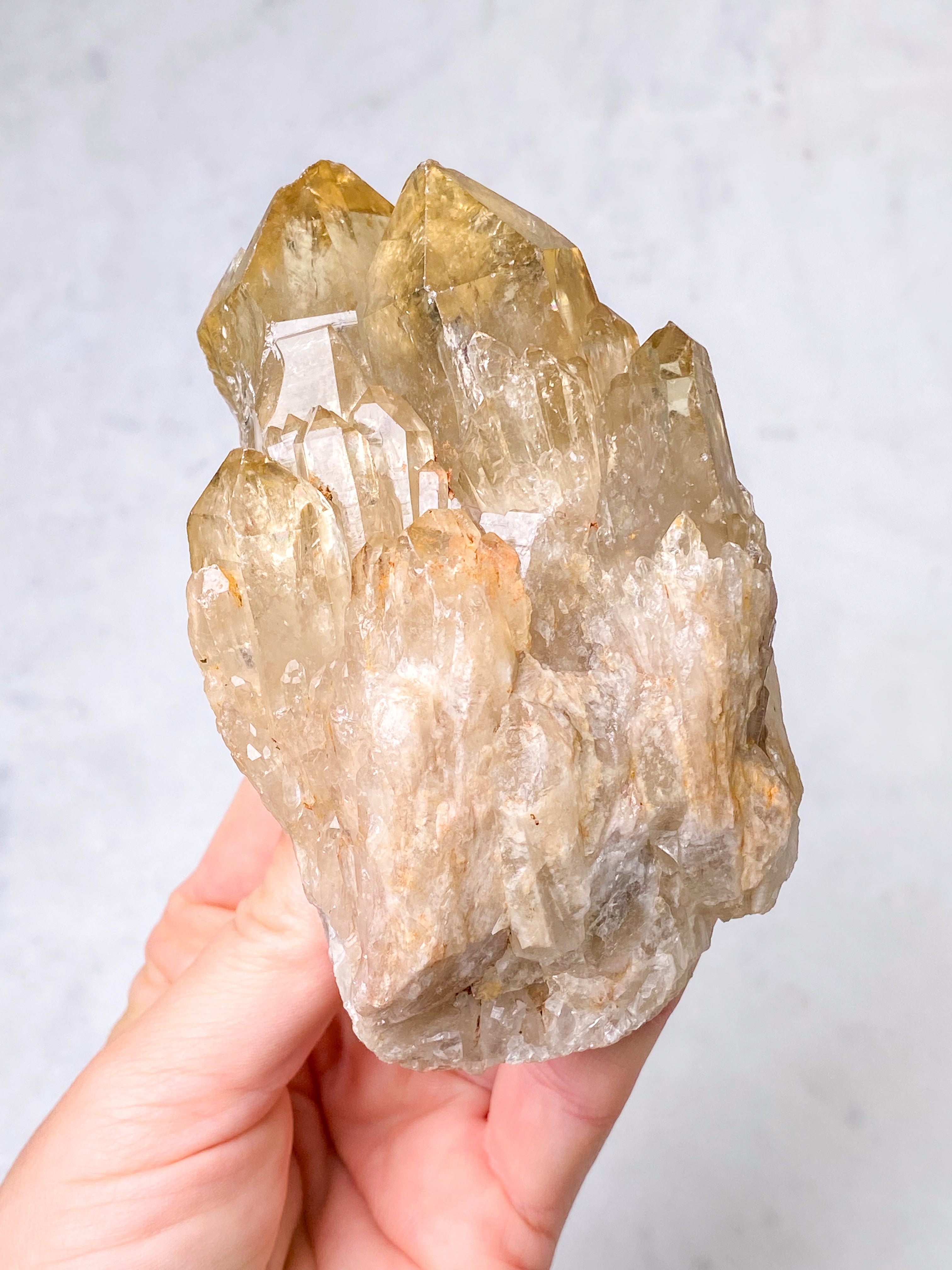 Kundalini Citrine Cluster (No. 43)