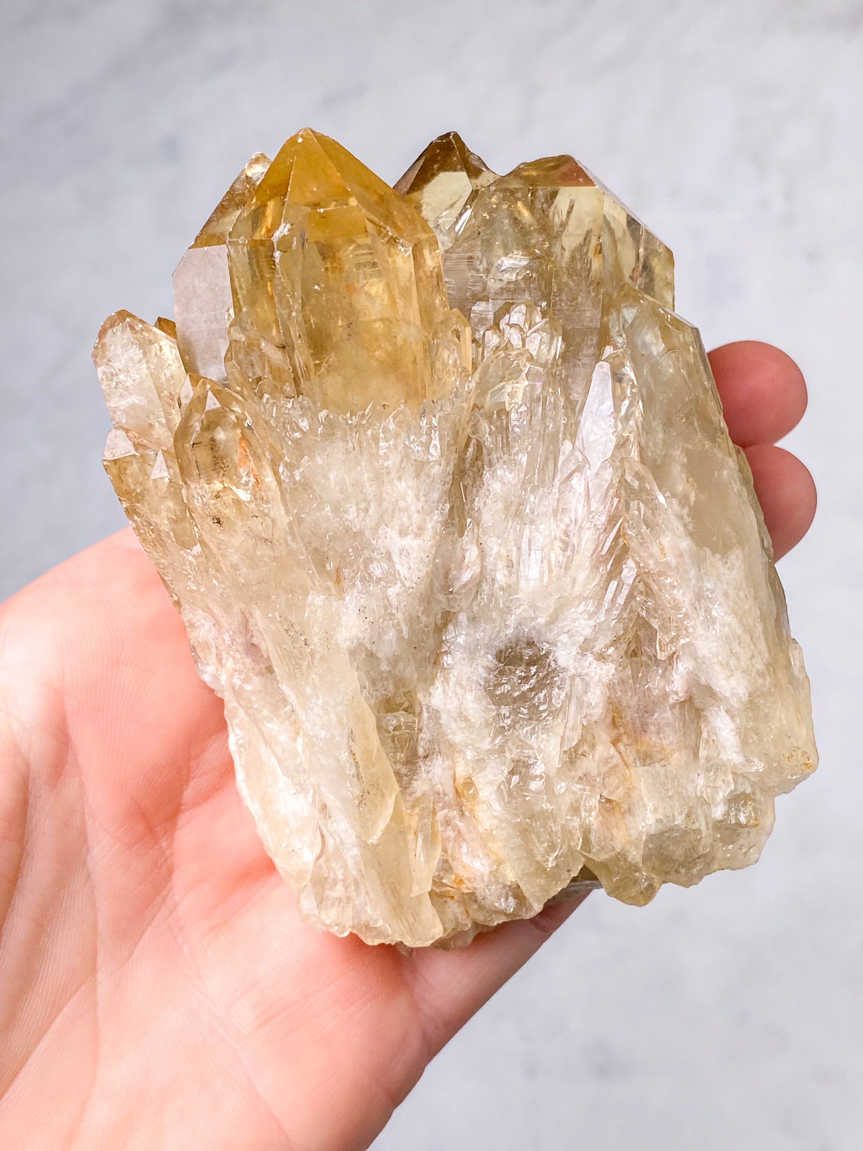 Kundalini Citrine Cluster (No. 43)