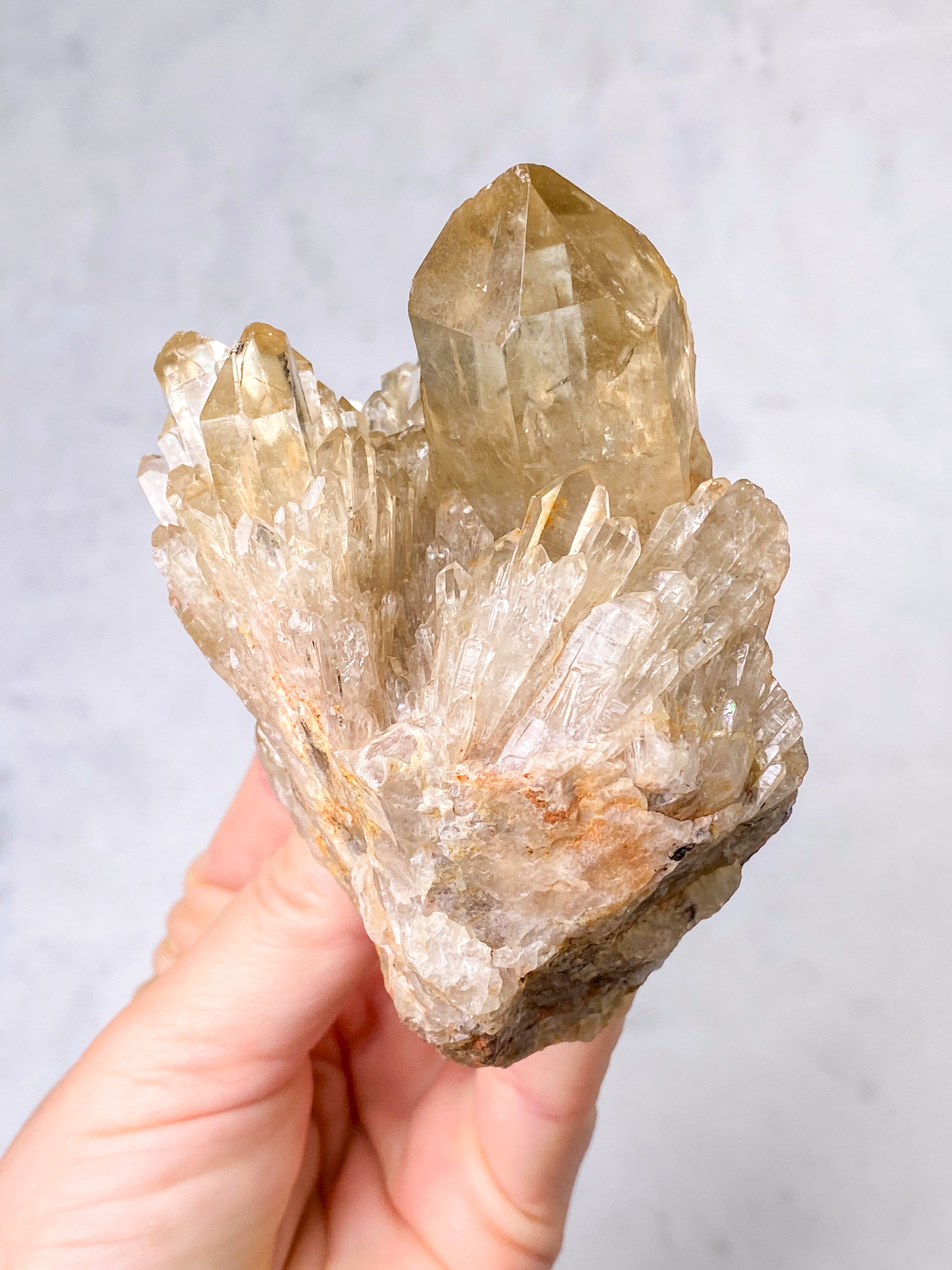 Kundalini Citrine Cluster (No. 43)