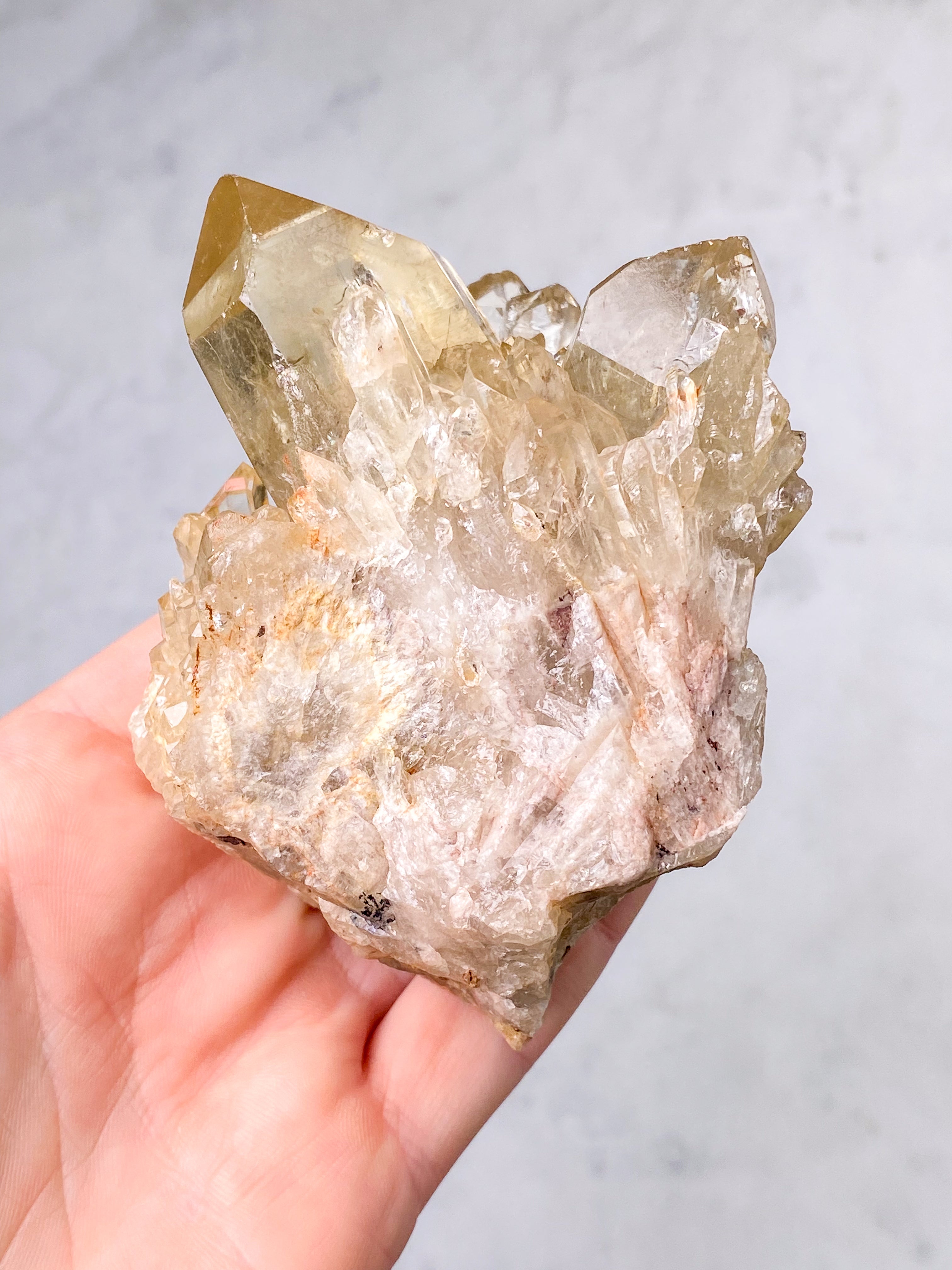 Kundalini Citrine Cluster (No. 43)