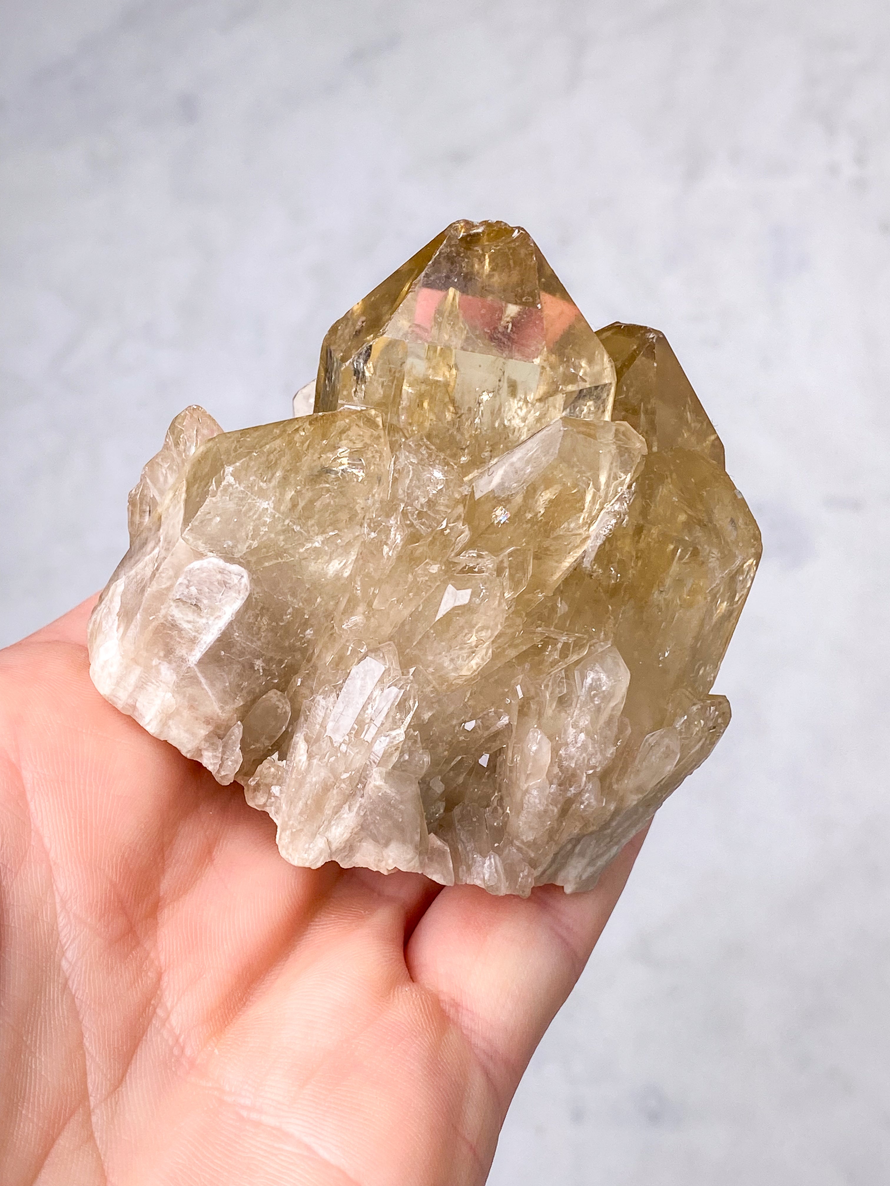 Kundalini Citrine Cluster (No. 43)