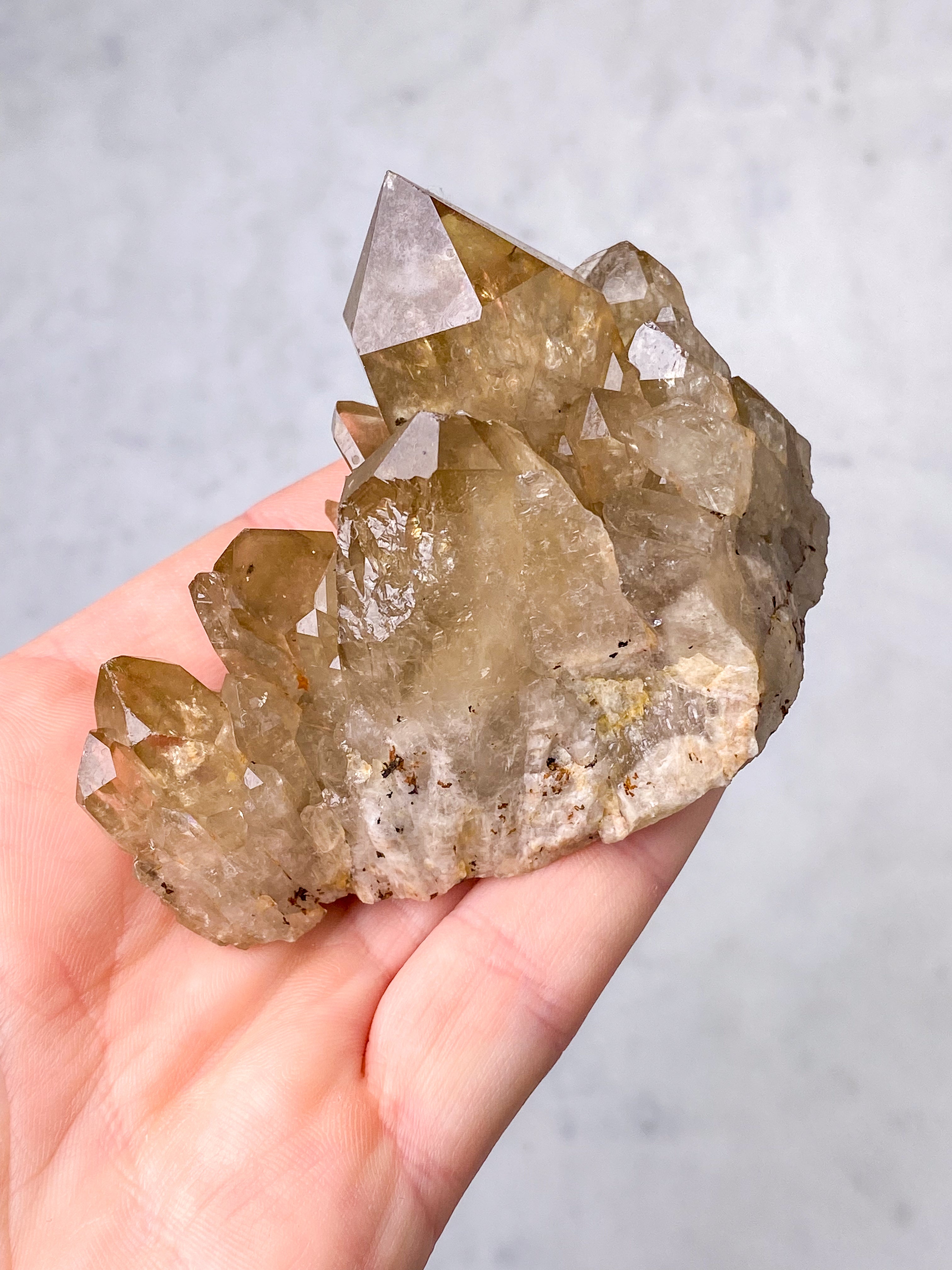 Kundalini Citrine Cluster (No. 43)