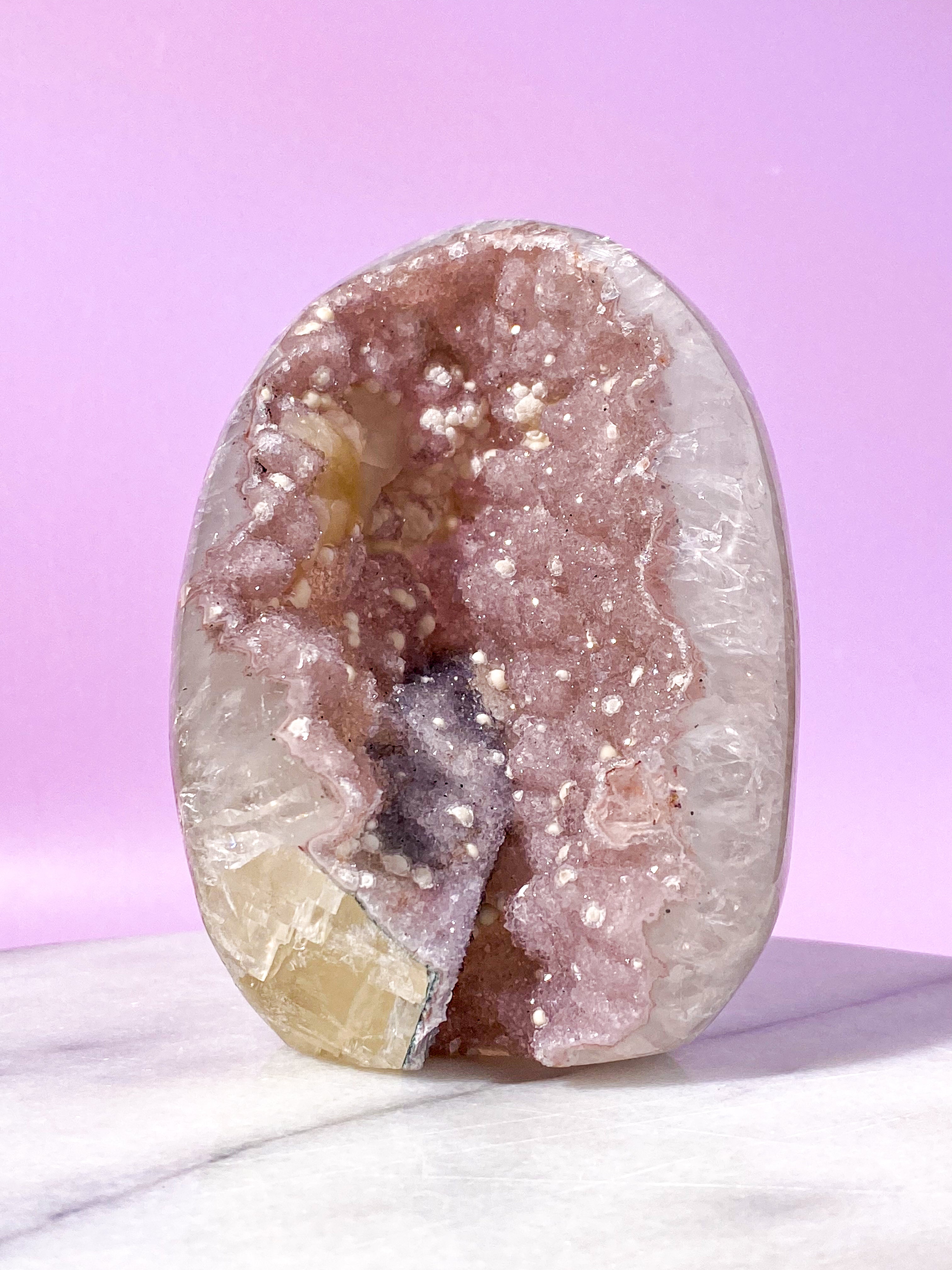 Rainbow Sugar Ametyst Freeform (Nr. 1) Eksklusiv Kvalitet