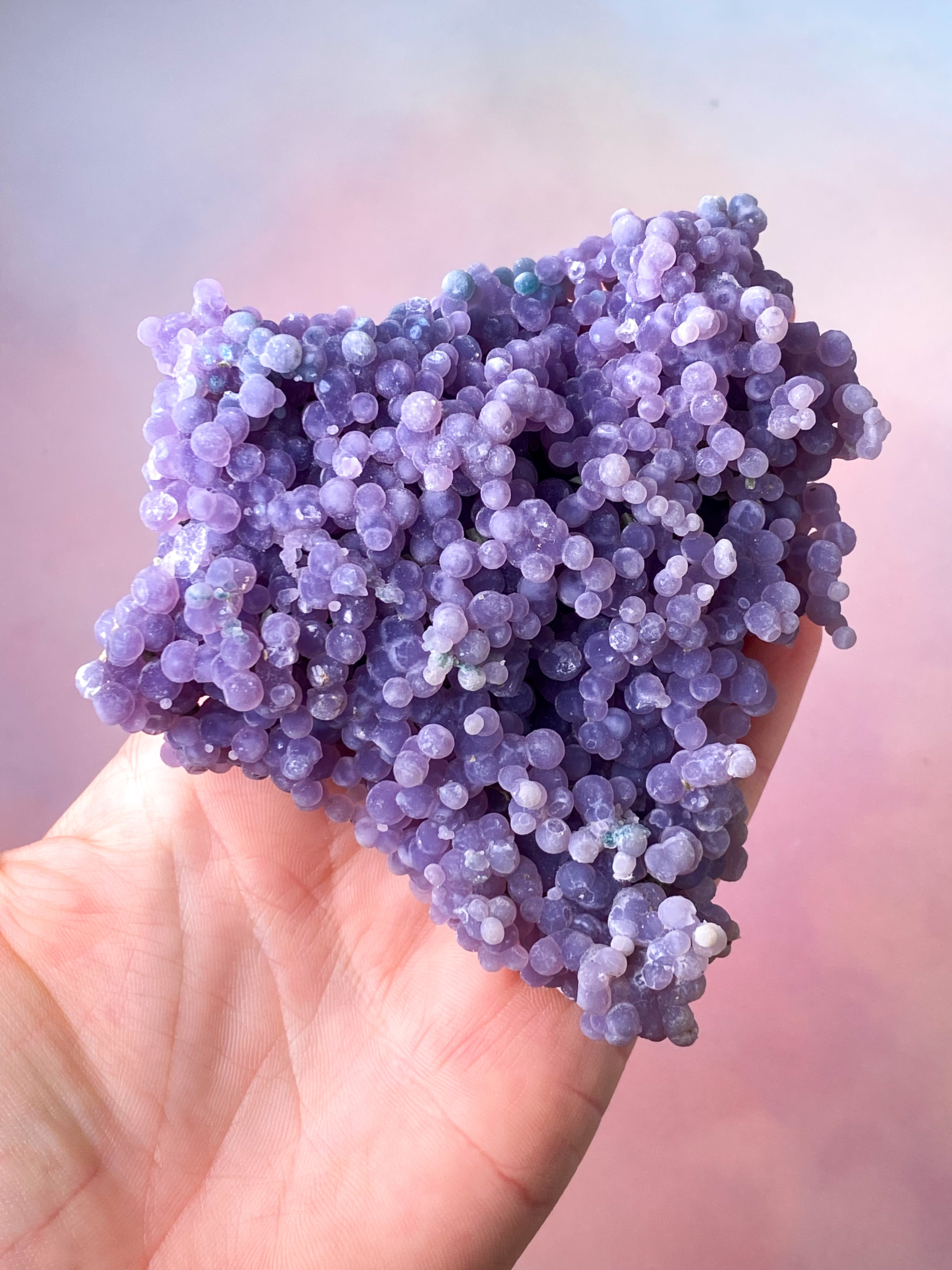 Grape Agat Klynge (Nr. 6)