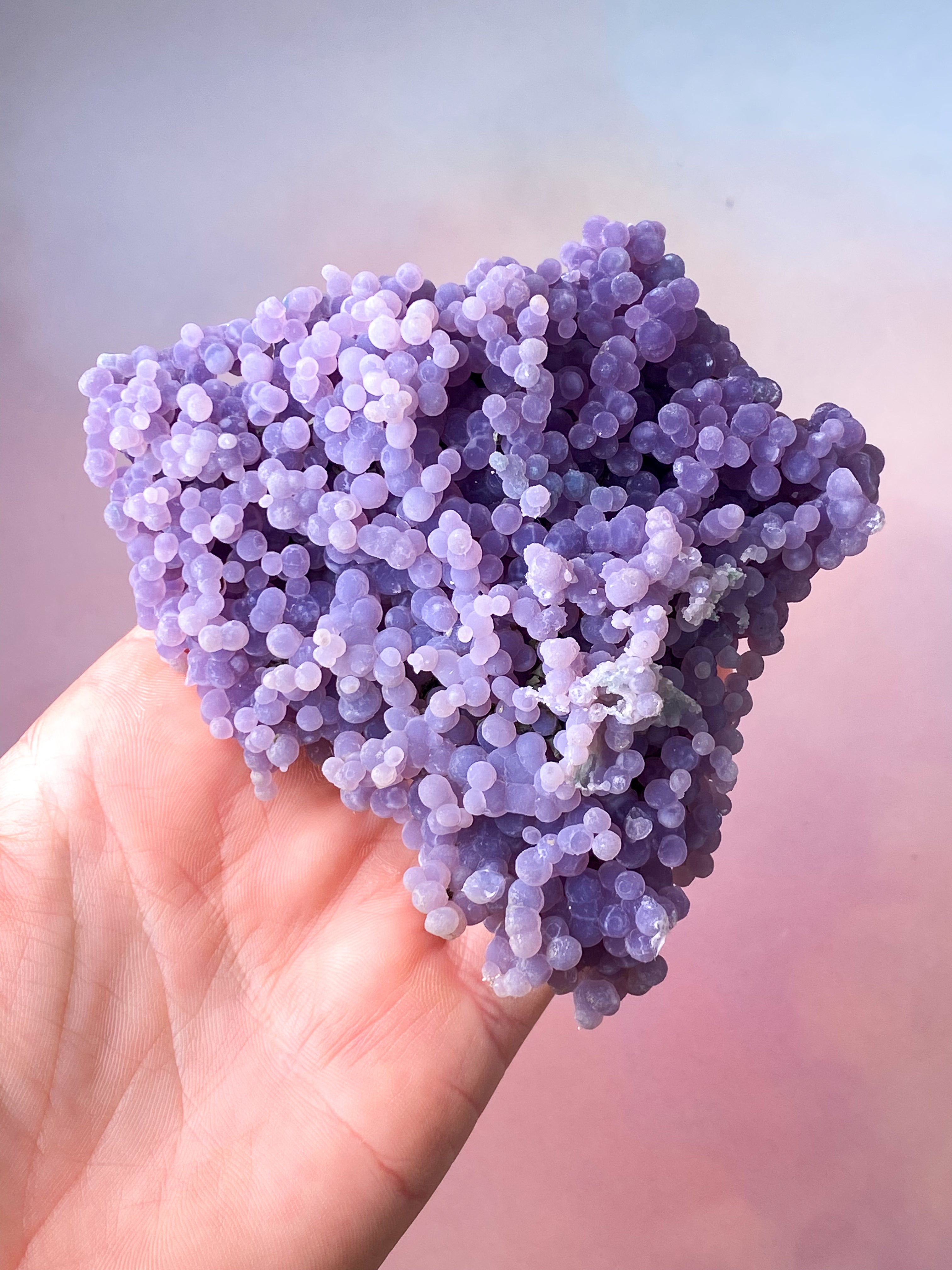 Grape Agat Klynge (Nr. 6)