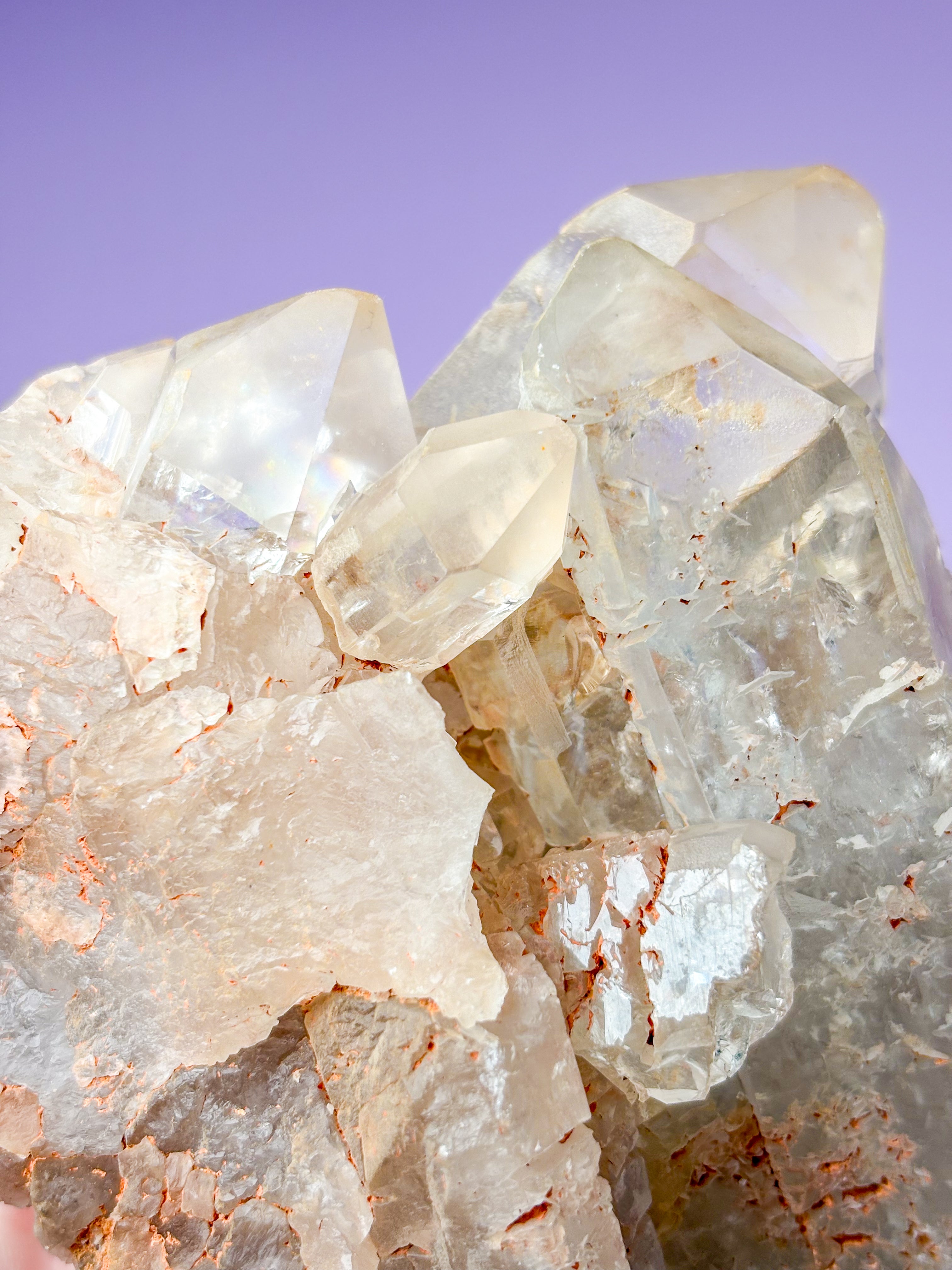 Hæmatit Kvarts Klynge (Nr. 1)