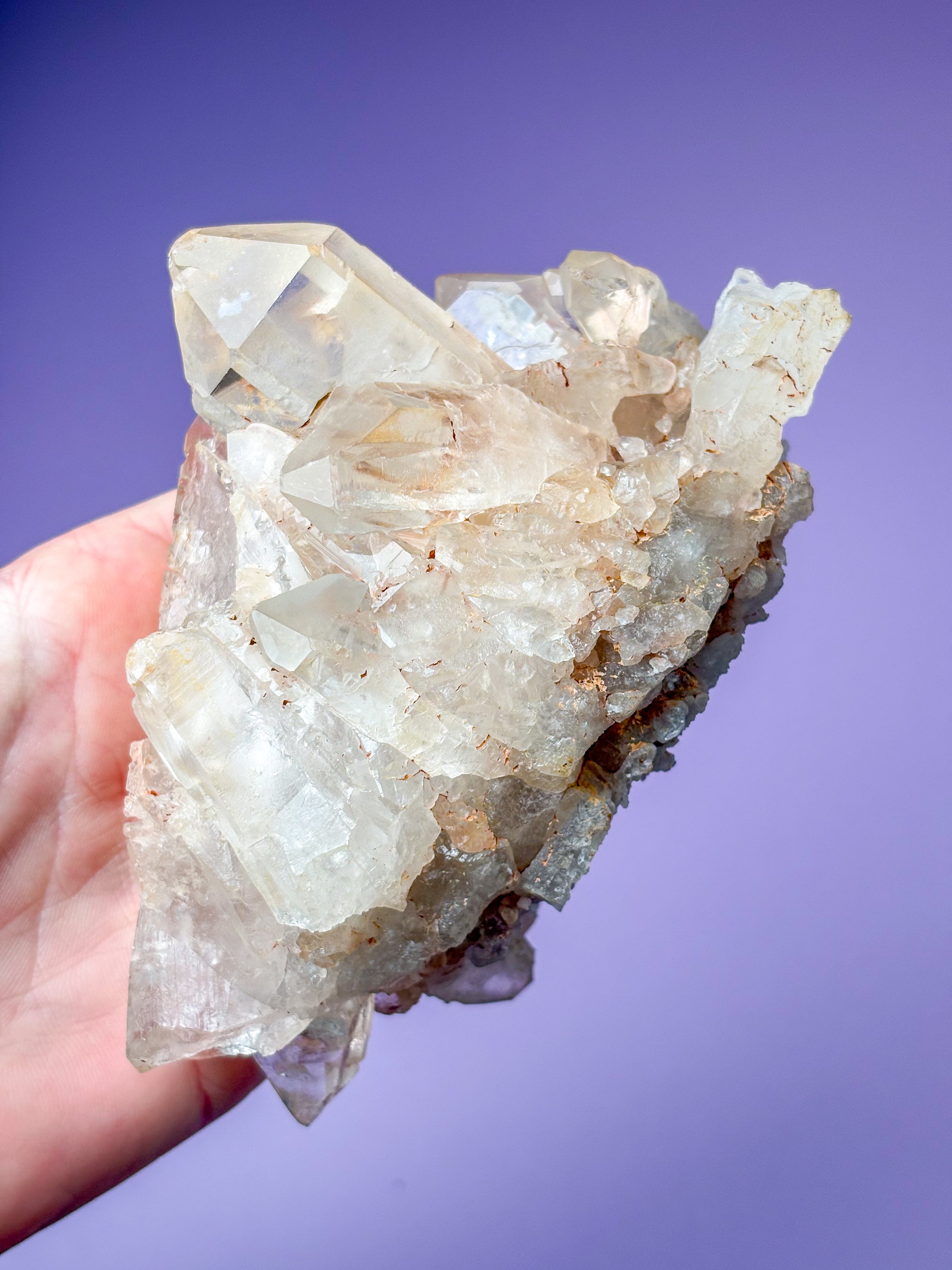 Hæmatit Kvarts Klynge (Nr. 1)