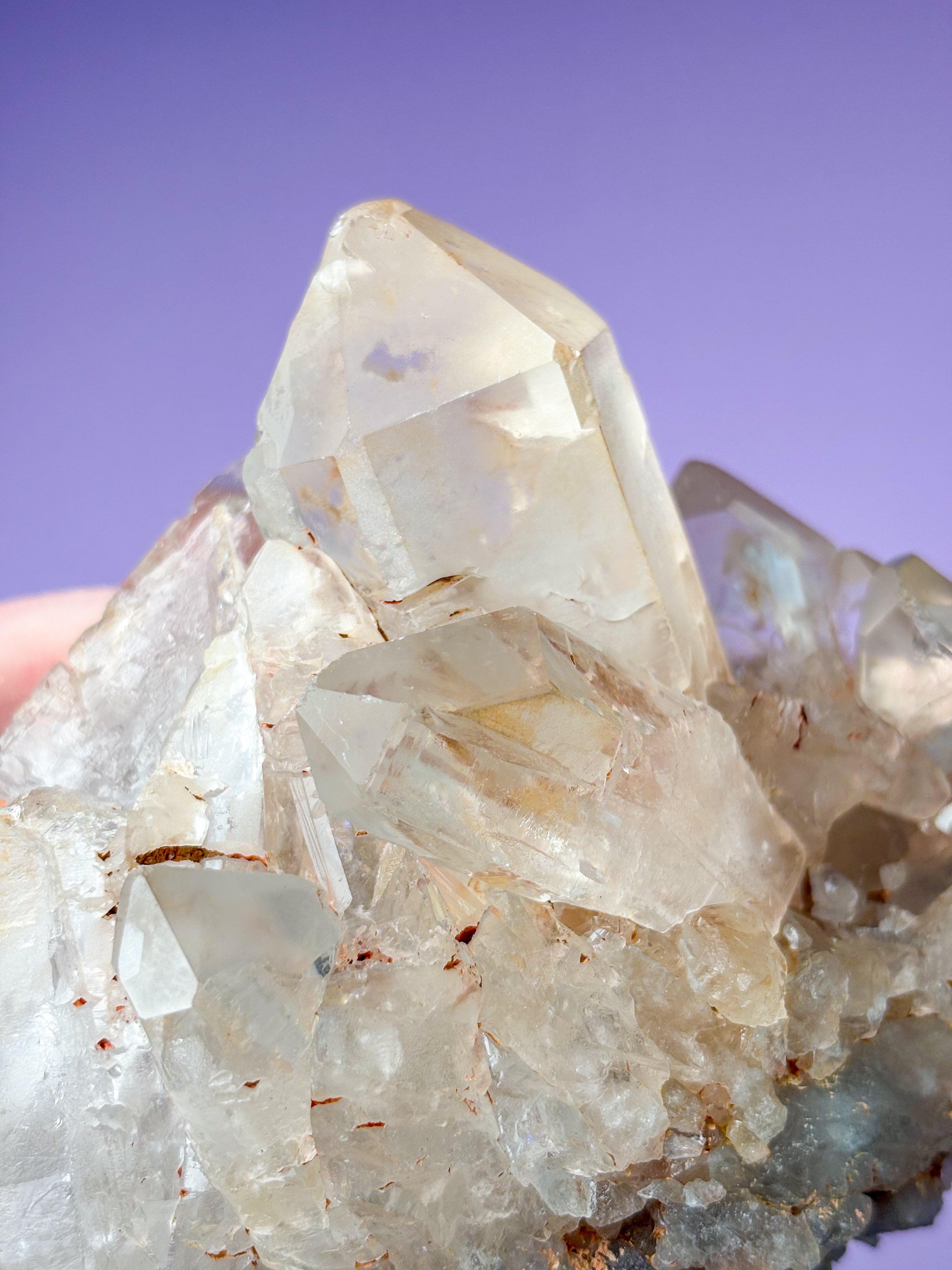 Hæmatit Kvarts Klynge (Nr. 1)