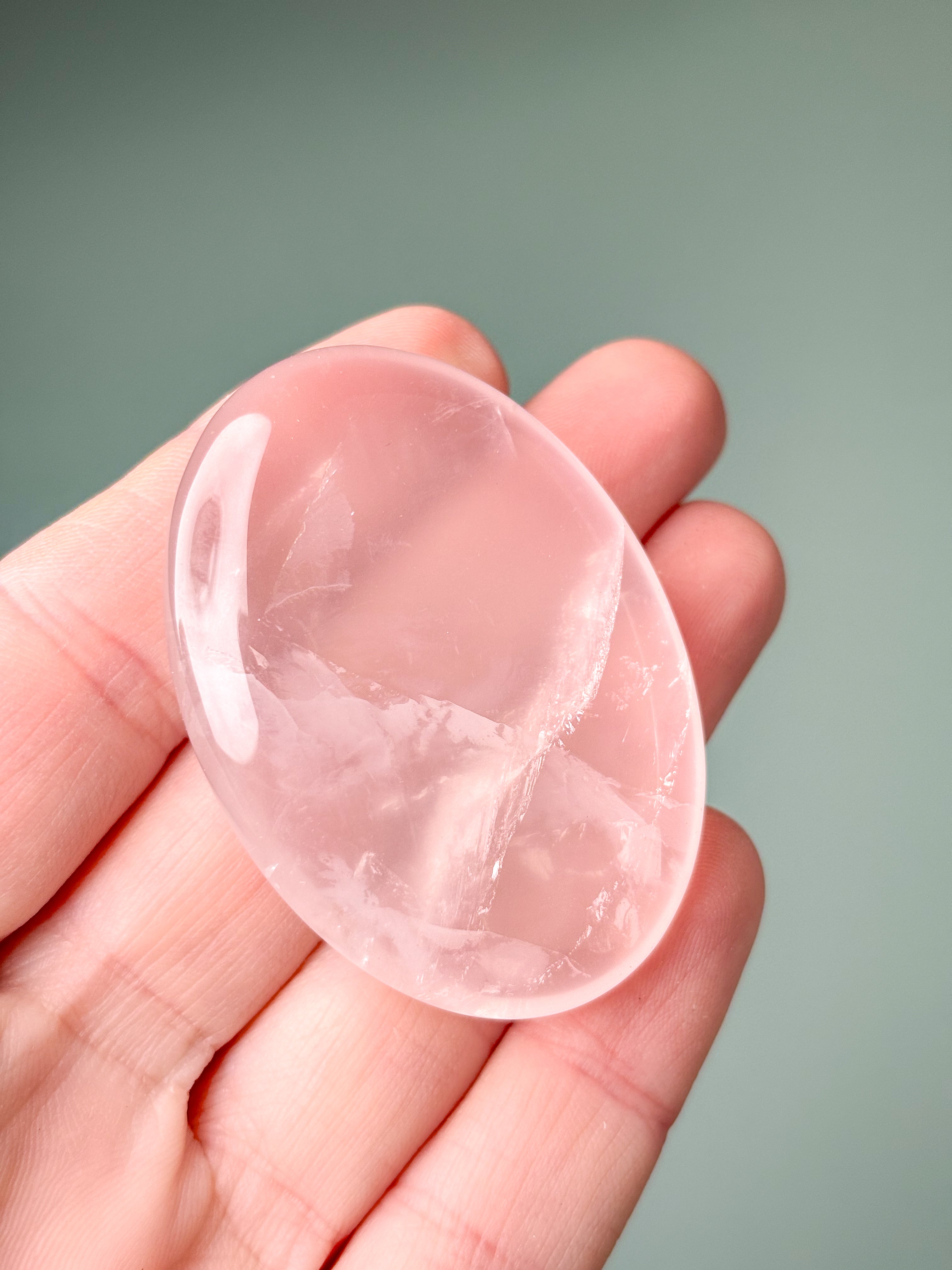 Rosakvarts Palmstone (Nr. 18) Eksklusiv Kvalitet