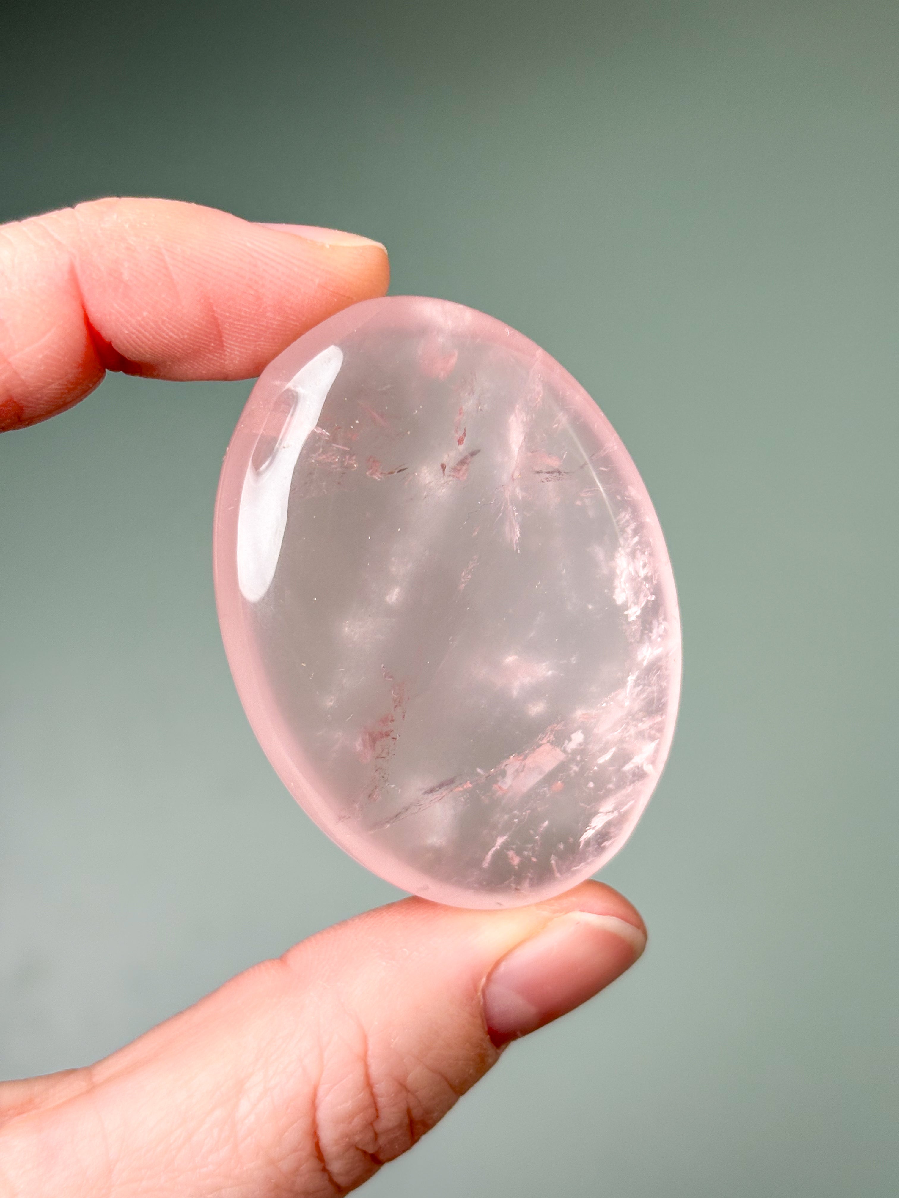 Rosakvarts Palmstone (Nr. 20) Eksklusiv Kvalitet