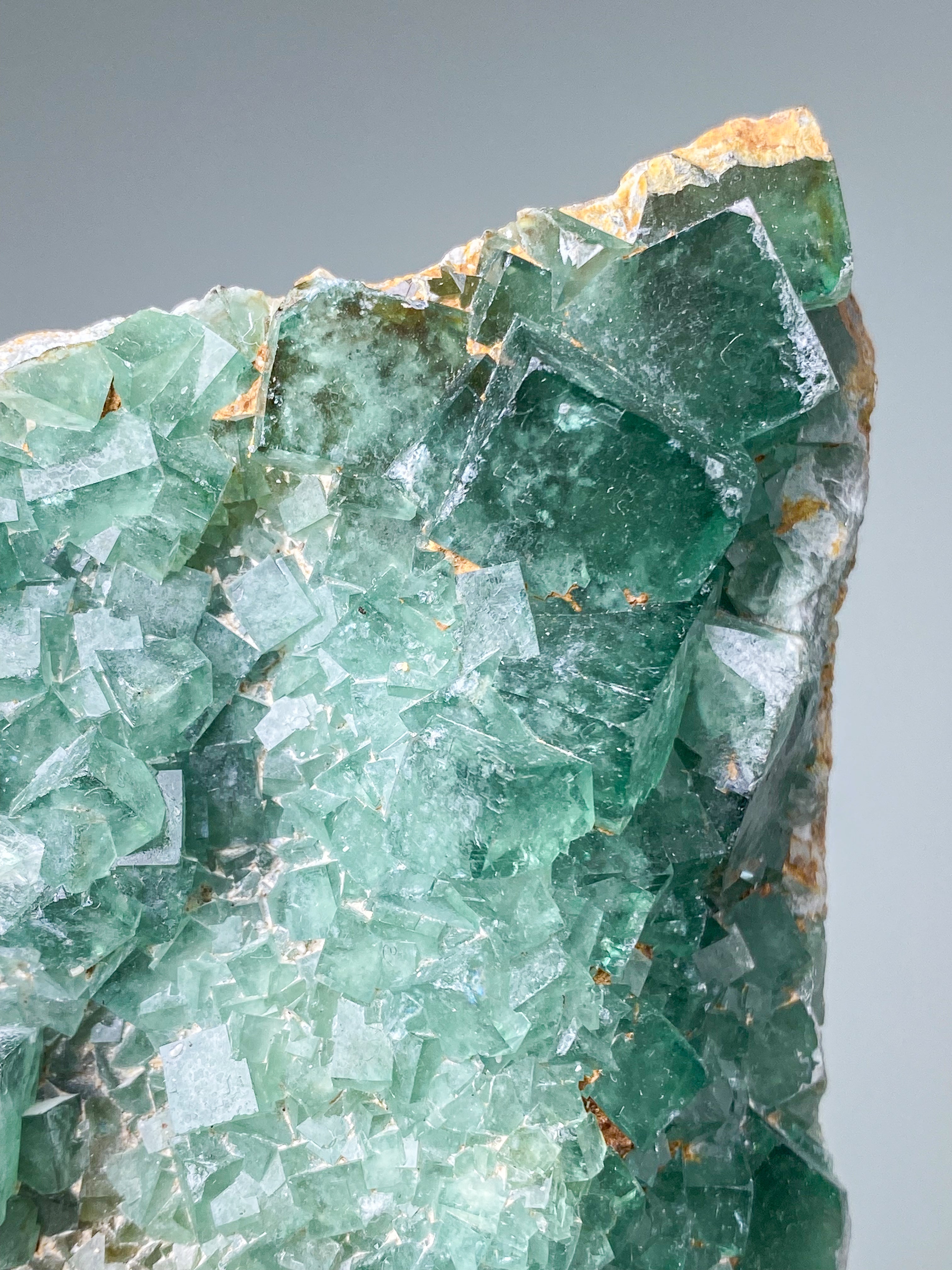 Grøn Fluorit Klynge (Nr. 3)