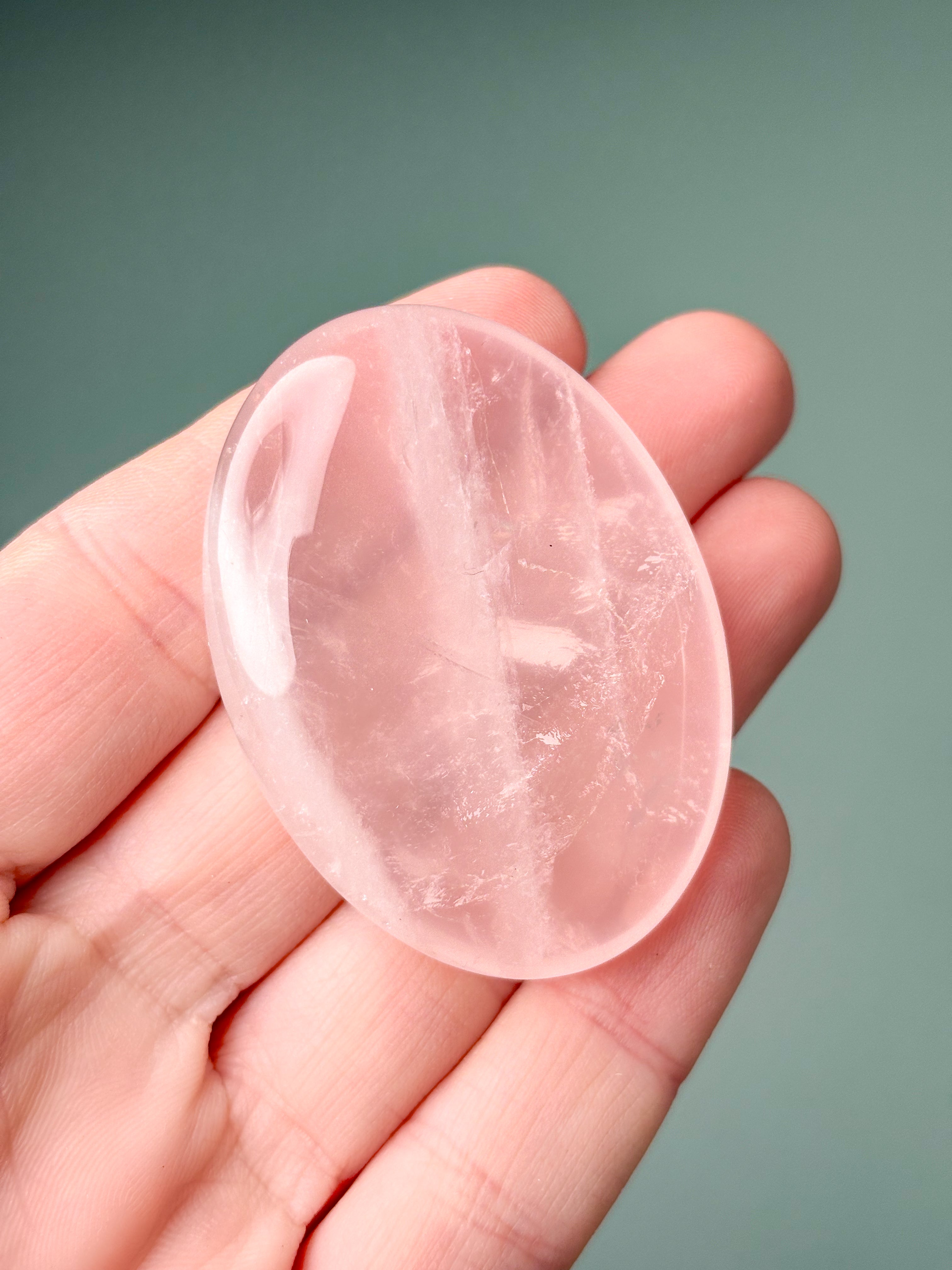 Rosakvarts Palmstone (Nr. 21) Eksklusiv Kvalitet