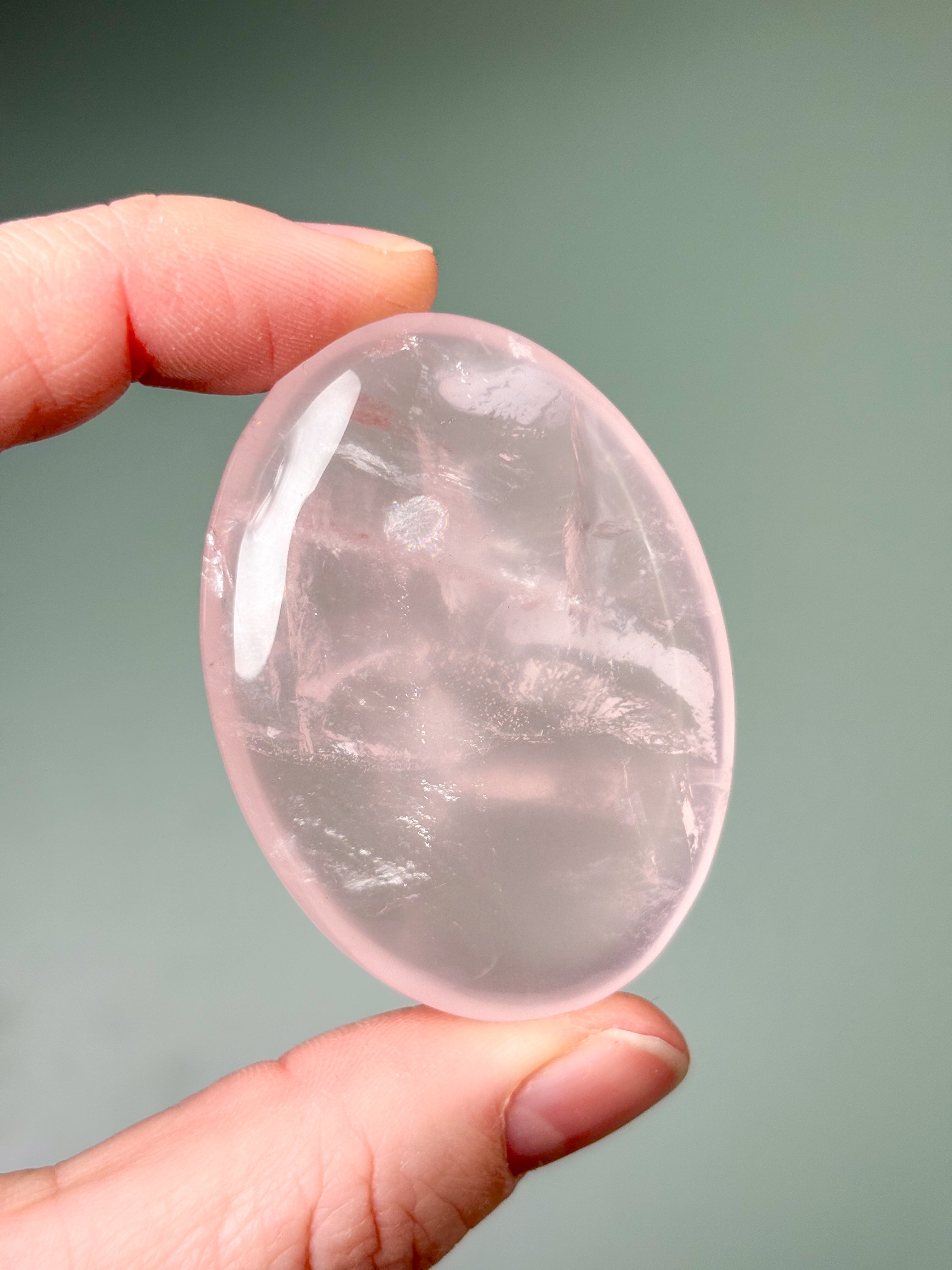 Rosakvarts Palmstone (Nr. 22) Eksklusiv Kvalitet