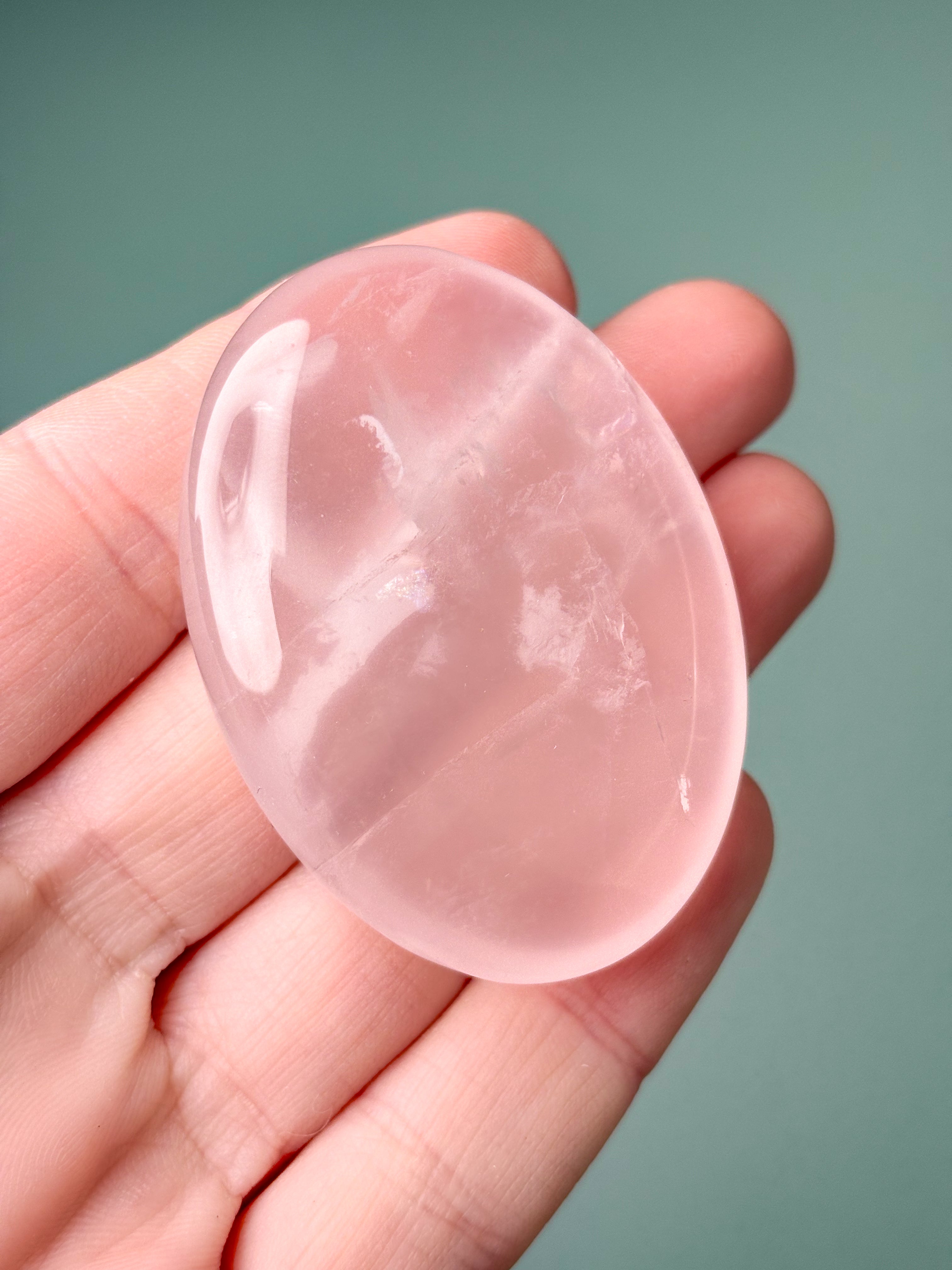 Rosakvarts Palmstone (Nr. 22) Eksklusiv Kvalitet