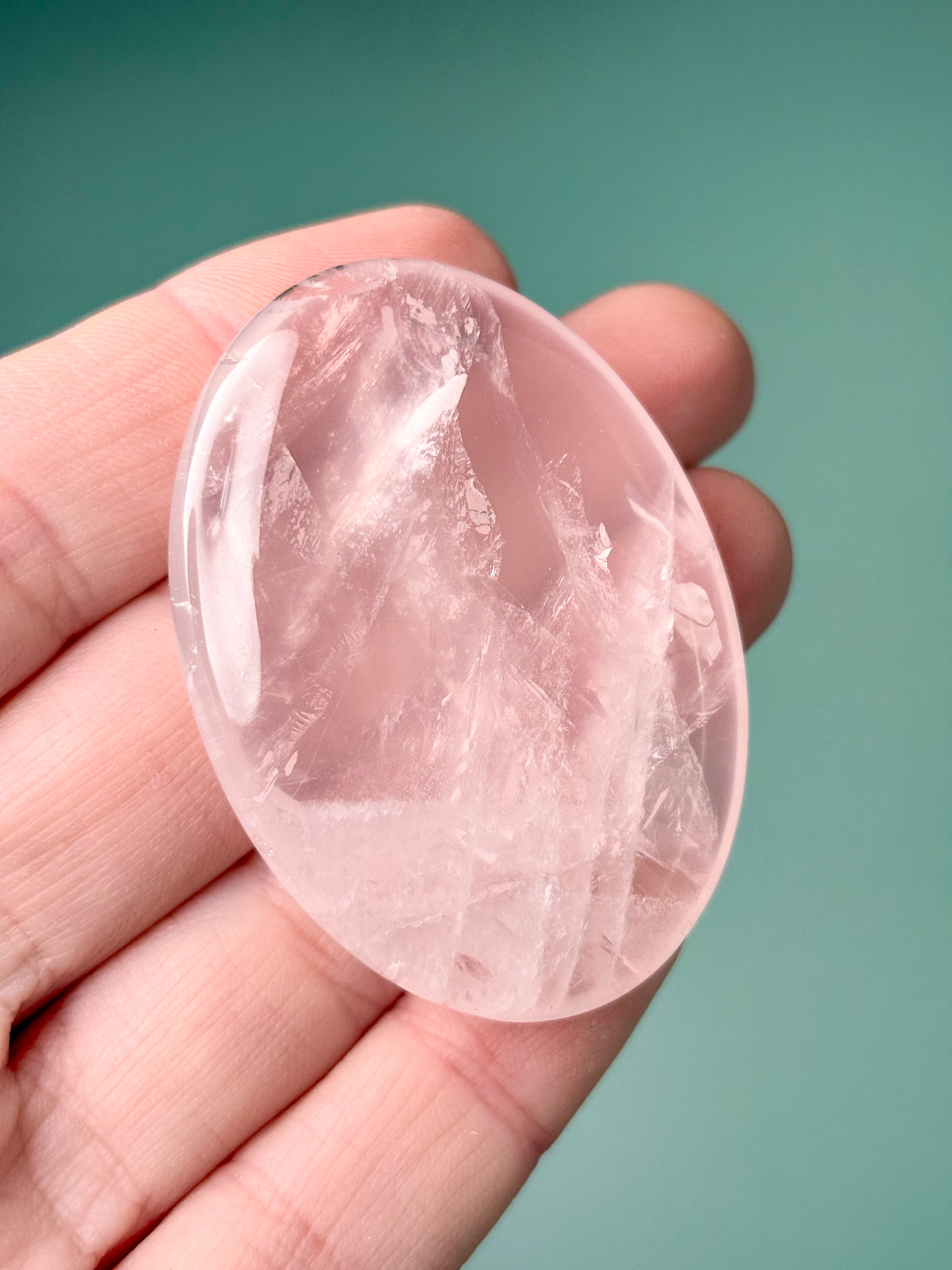 Rosakvarts Palmstone (Nr. 23) Eksklusiv Kvalitet
