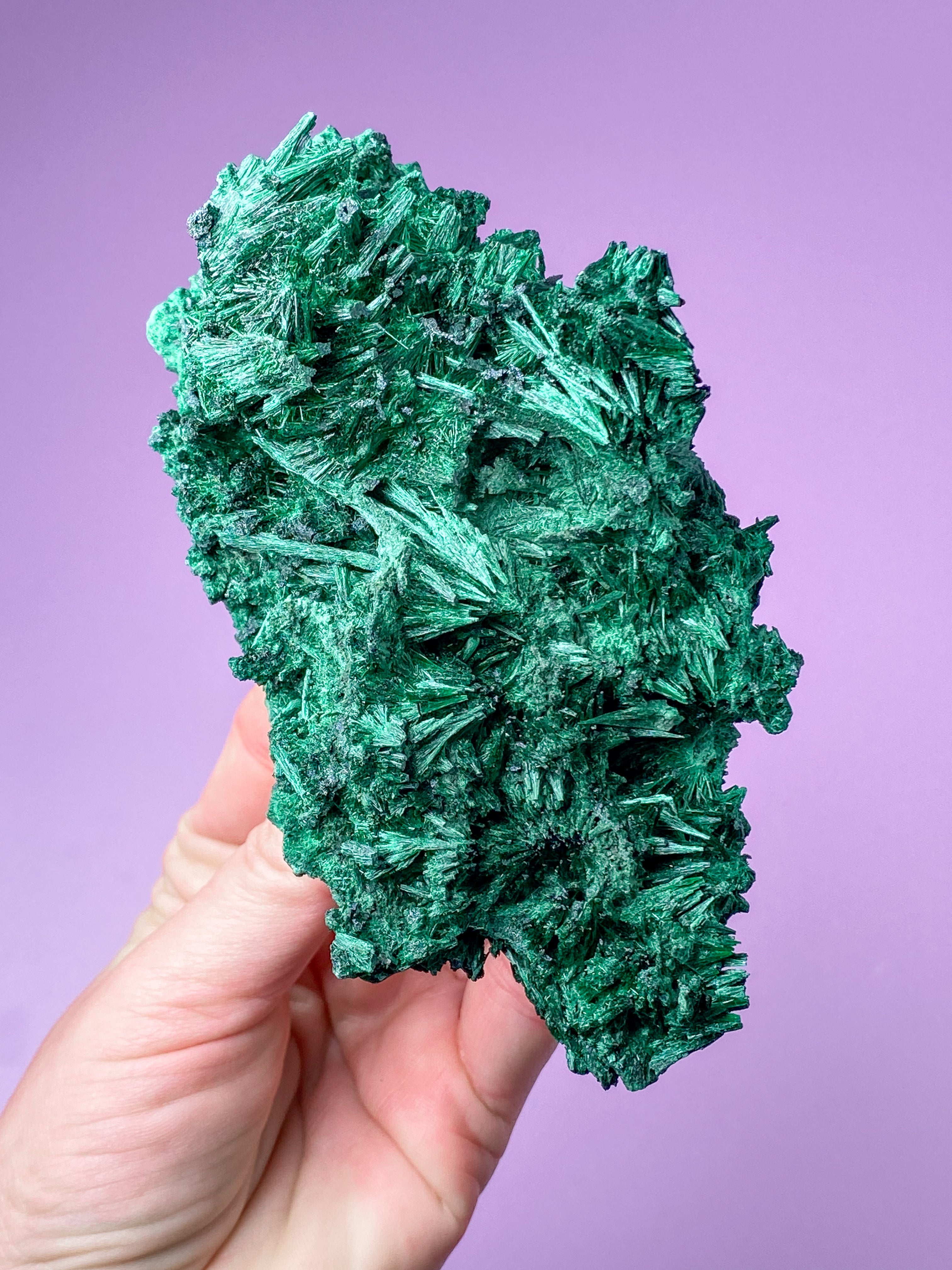 Silke Malakit Klynge (Nr. 3)