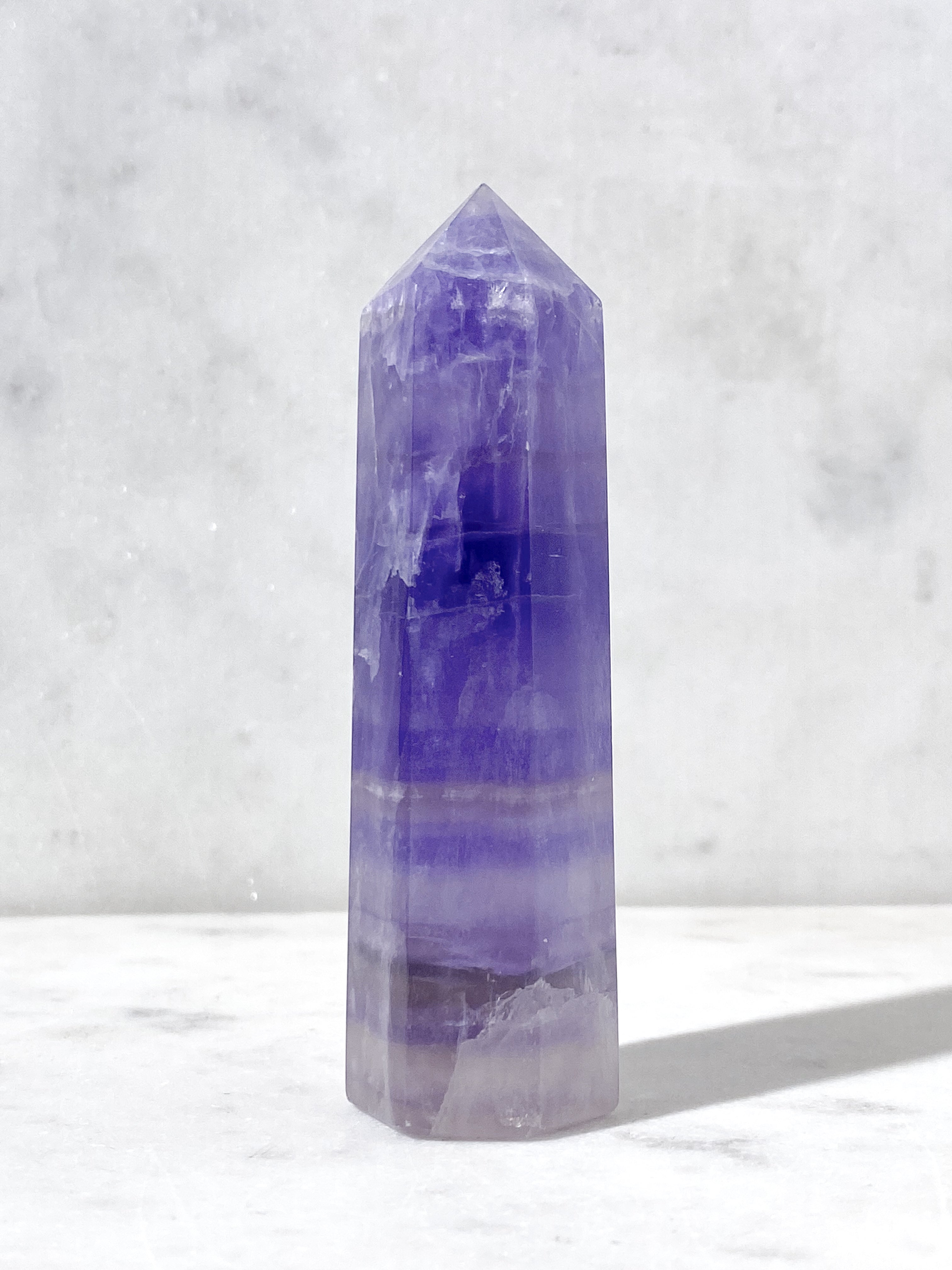 Indigo Fluorit Tårn (Nr. 6)