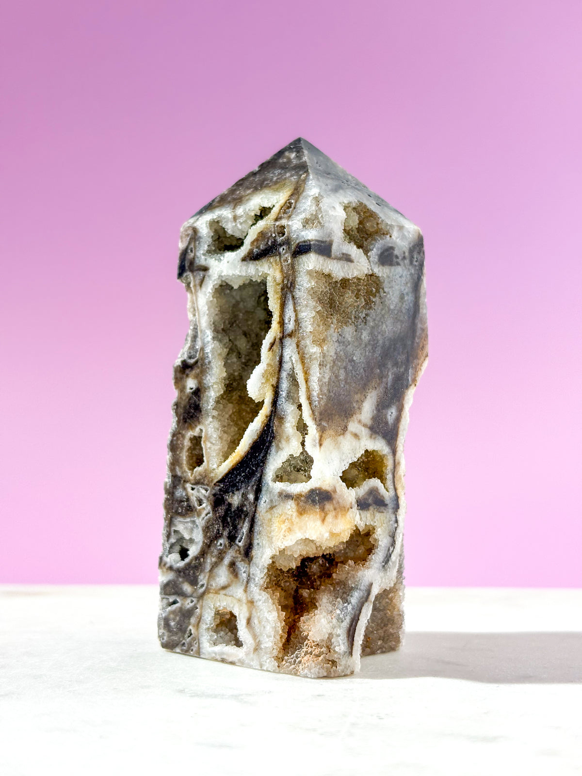 Druzy Sphalerit Tårn (Nr. 6)