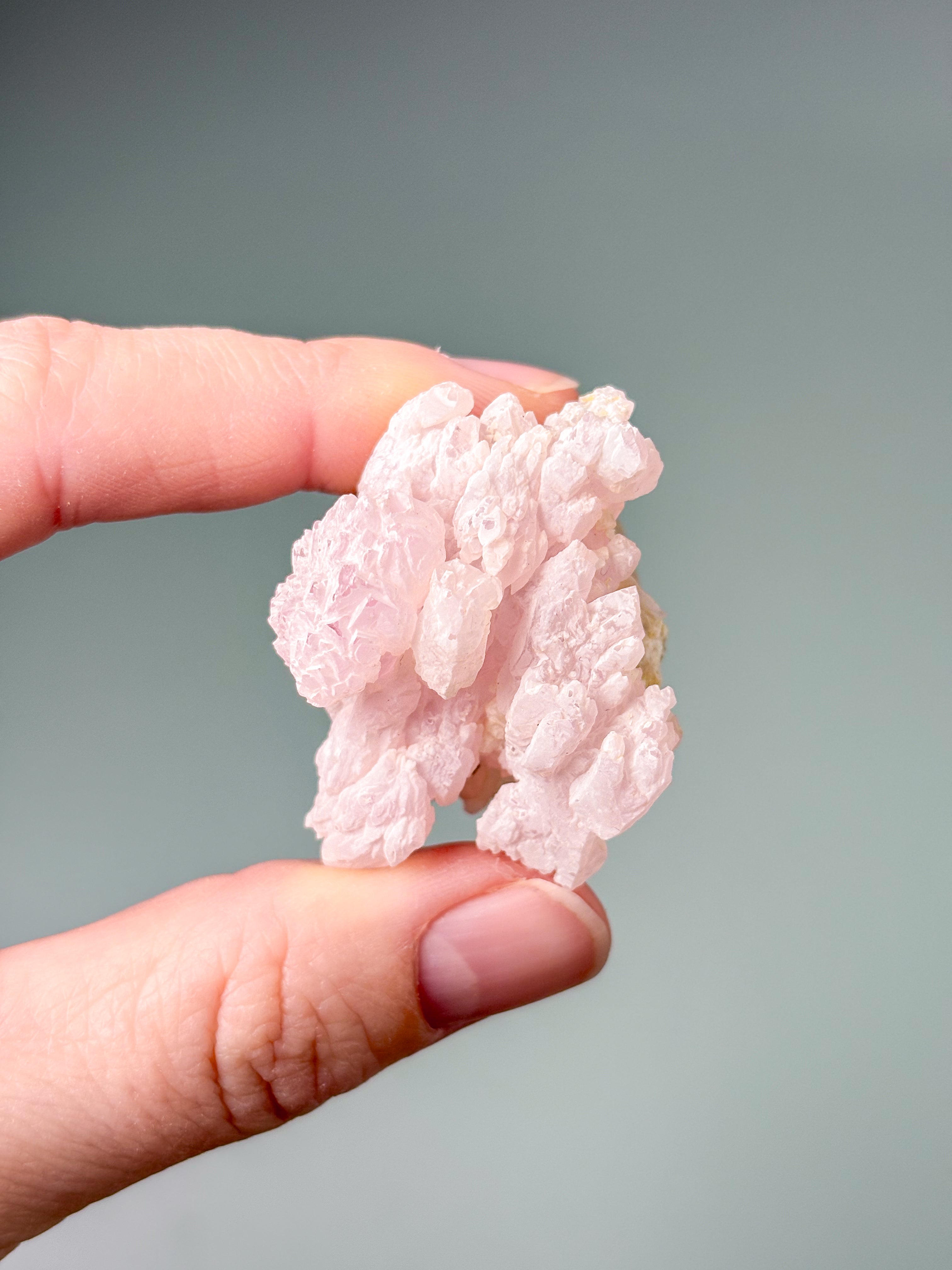 Krystalliseret Rosakvarts Eksklusiv Kvalitet (Nr. 7)