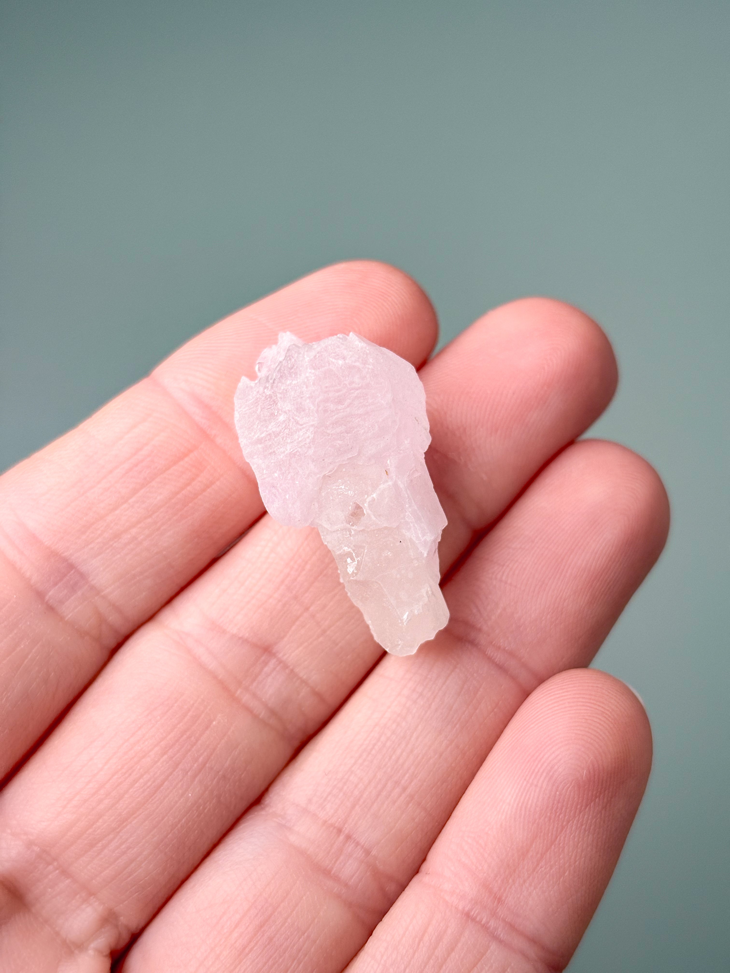 Krystalliseret Rosakvarts Eksklusiv Kvalitet (Nr. 9)