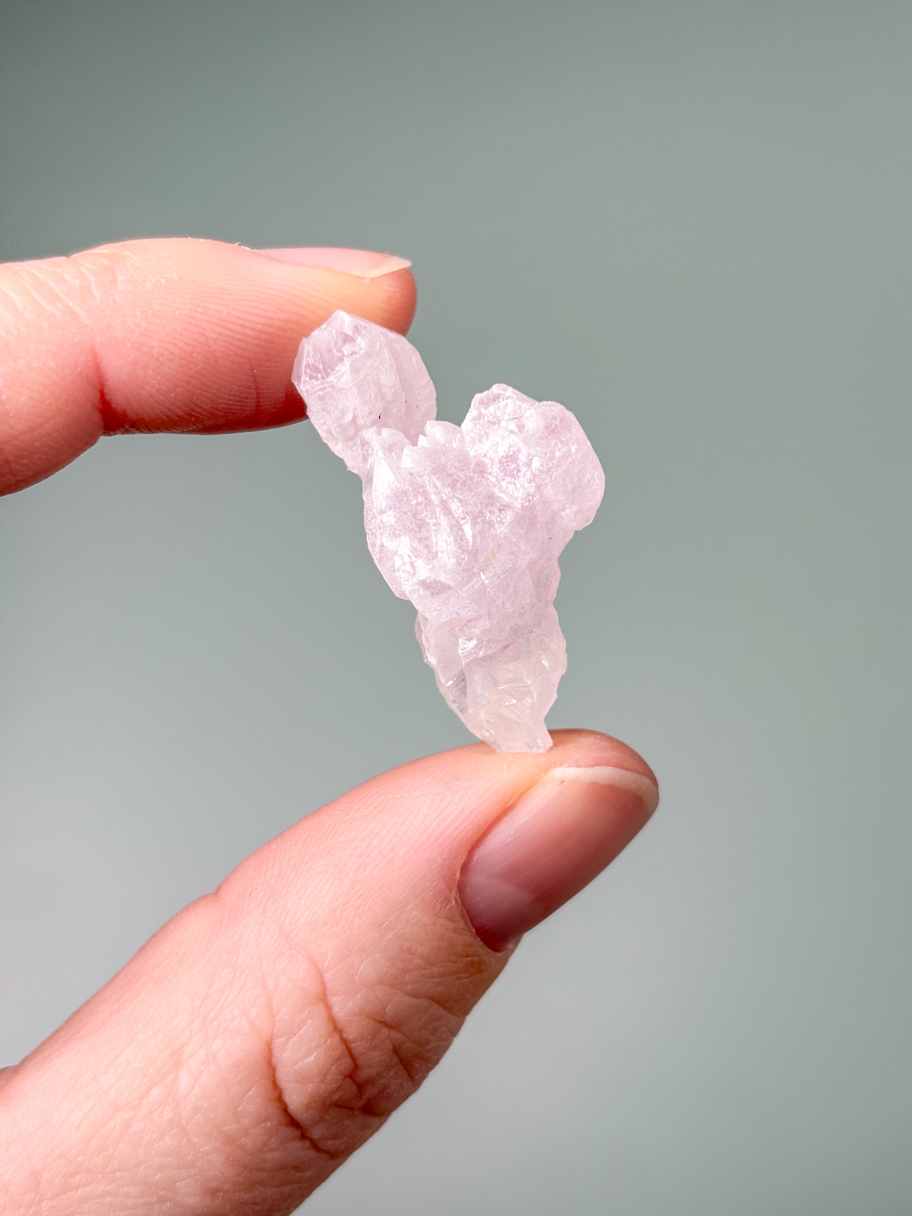 Krystalliseret Rosakvarts Eksklusiv Kvalitet (Nr. 12)