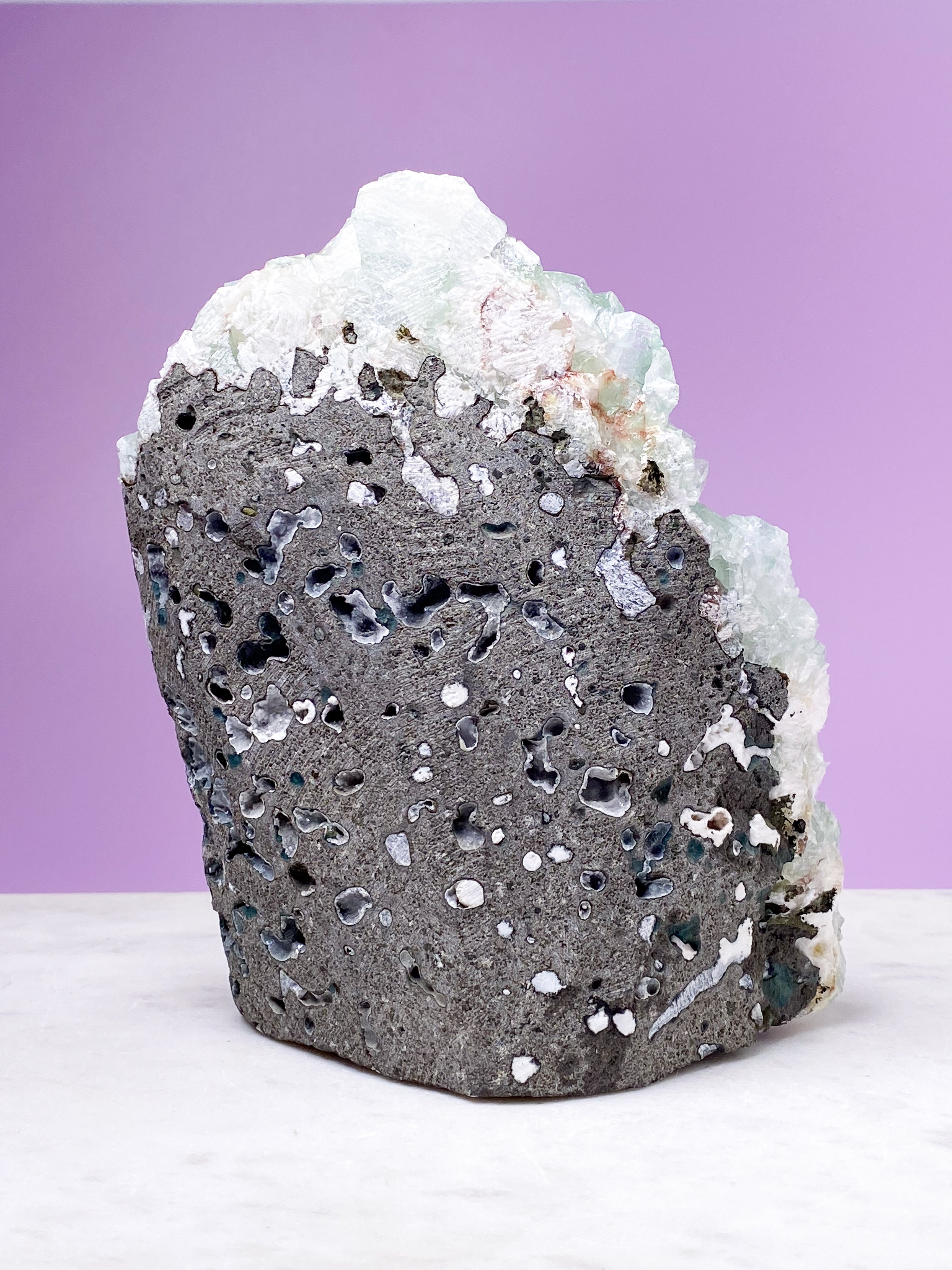 Grönt apofyllitkluster (nr 38)