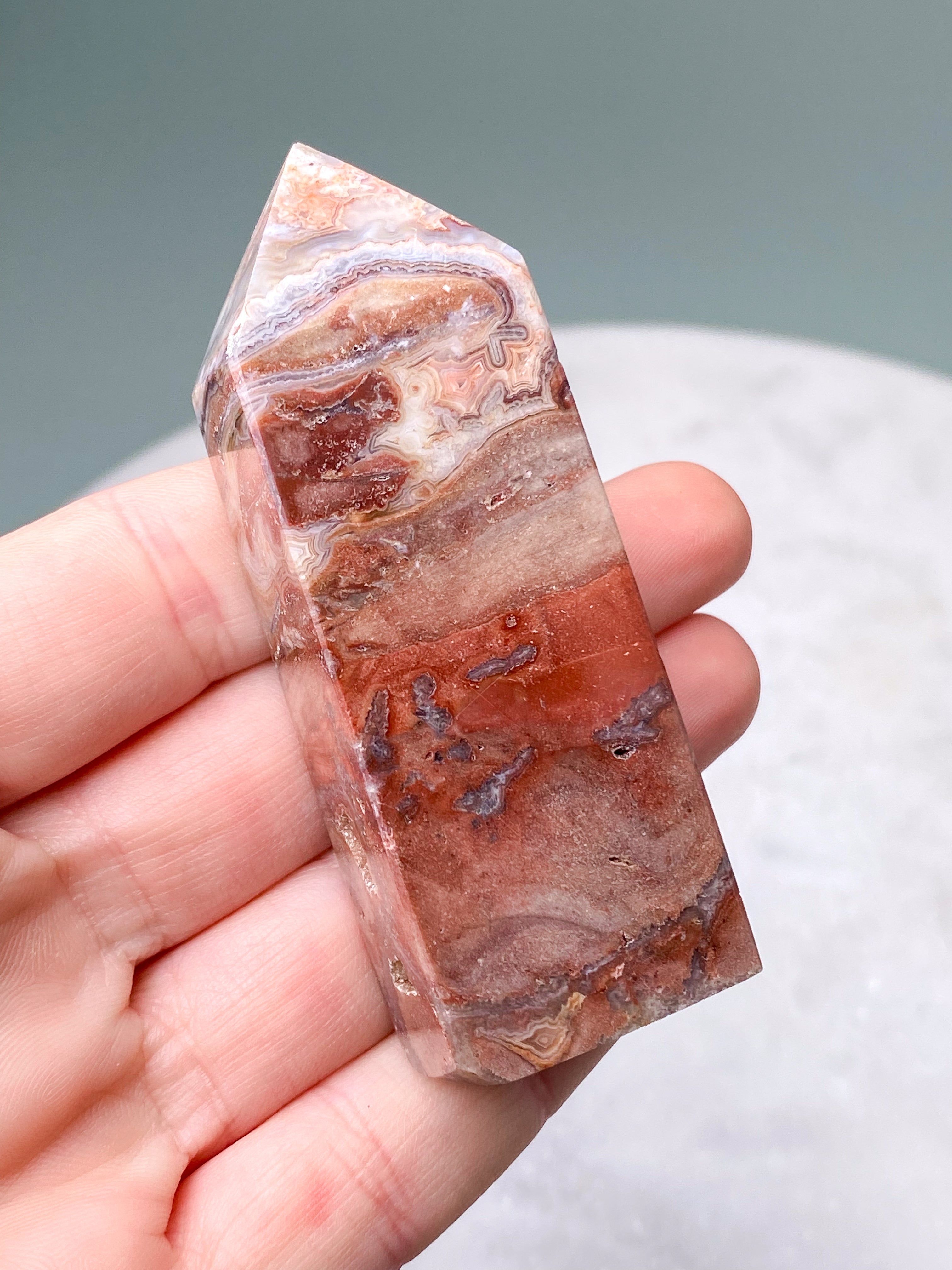 Rød Mexico Agat Tårn (Nr. 5)