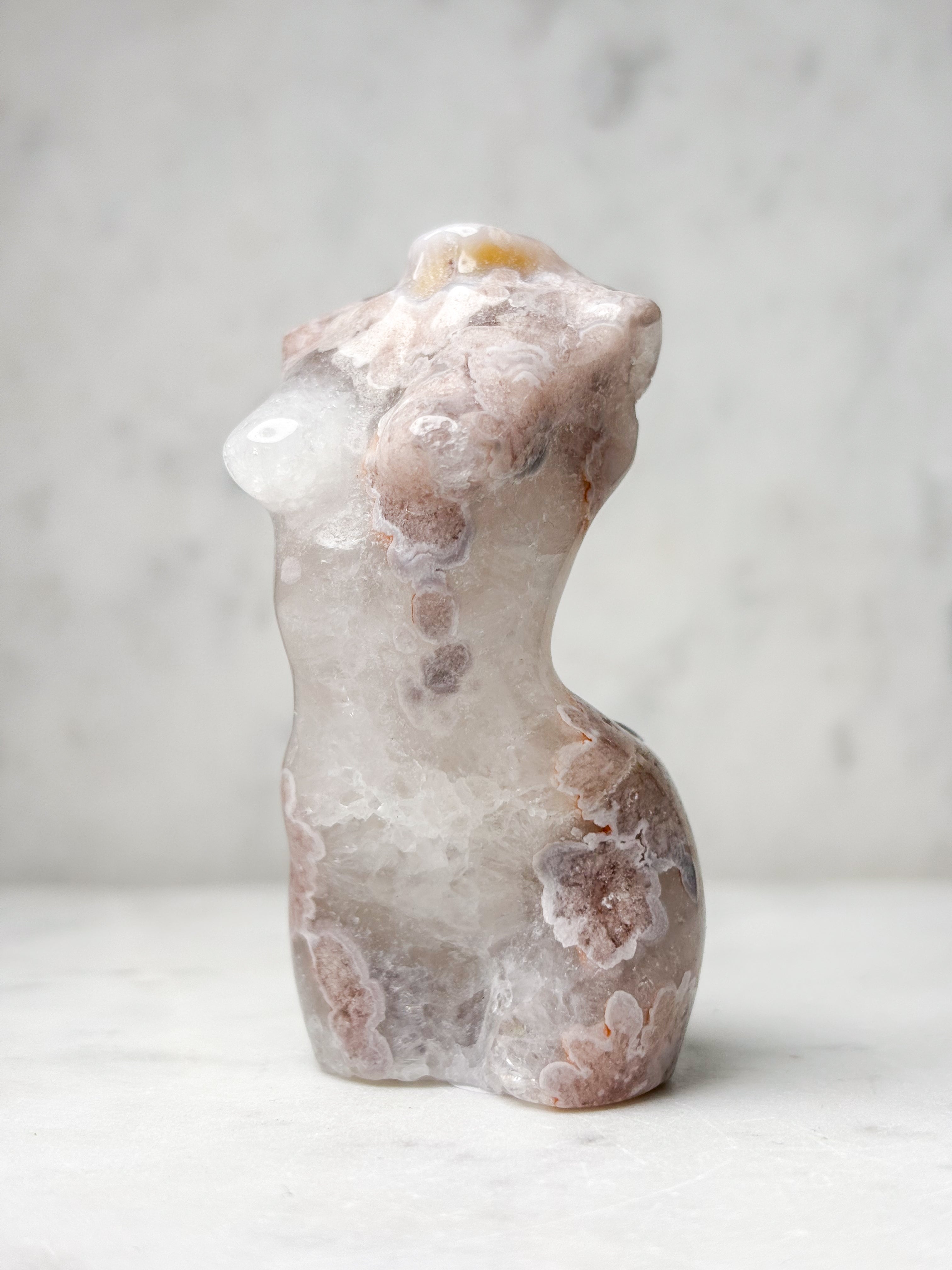 Blomster Agat Torso (Nr. 3)