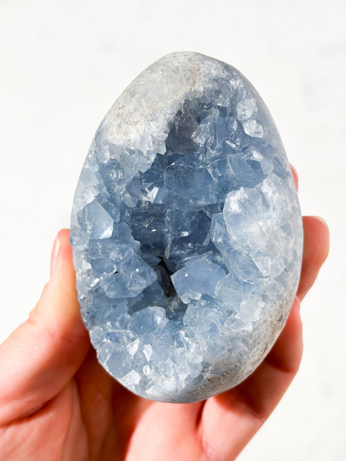 Celestit Geode Æg (Nr. 2)