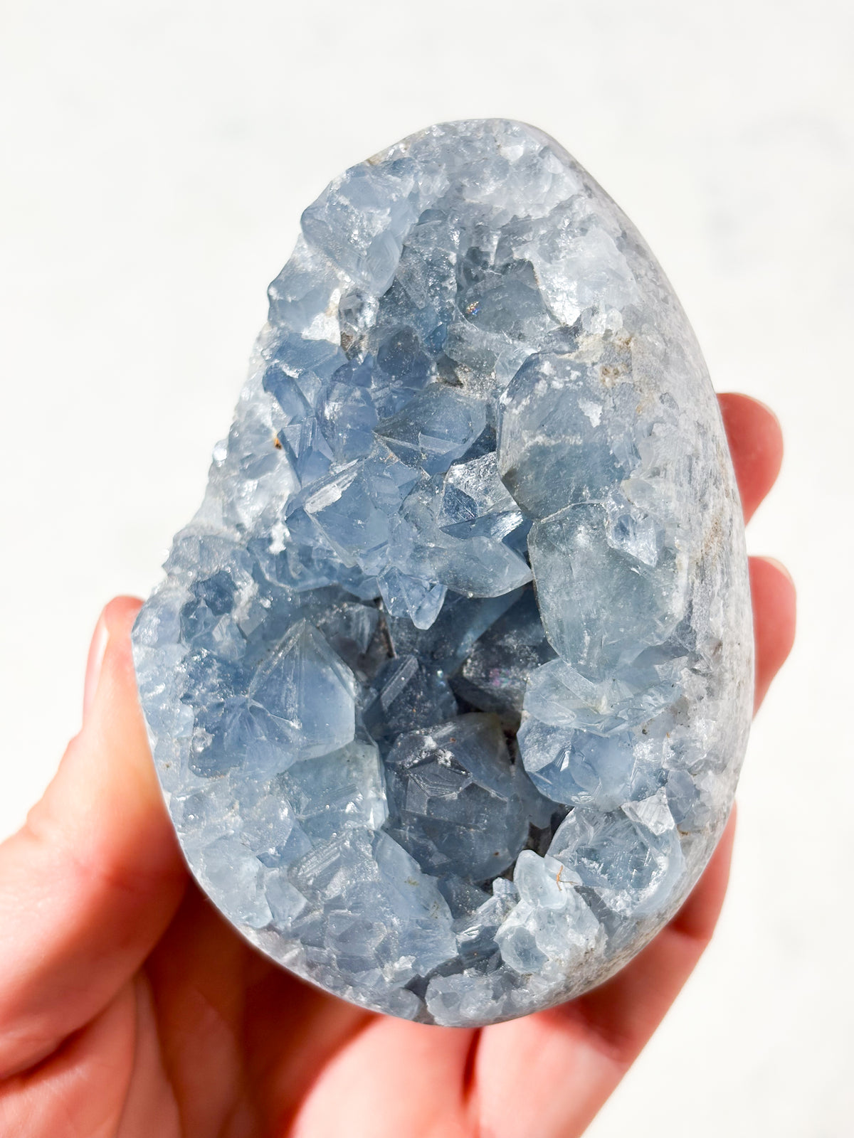 Celestit Geode Æg (Nr. 3)