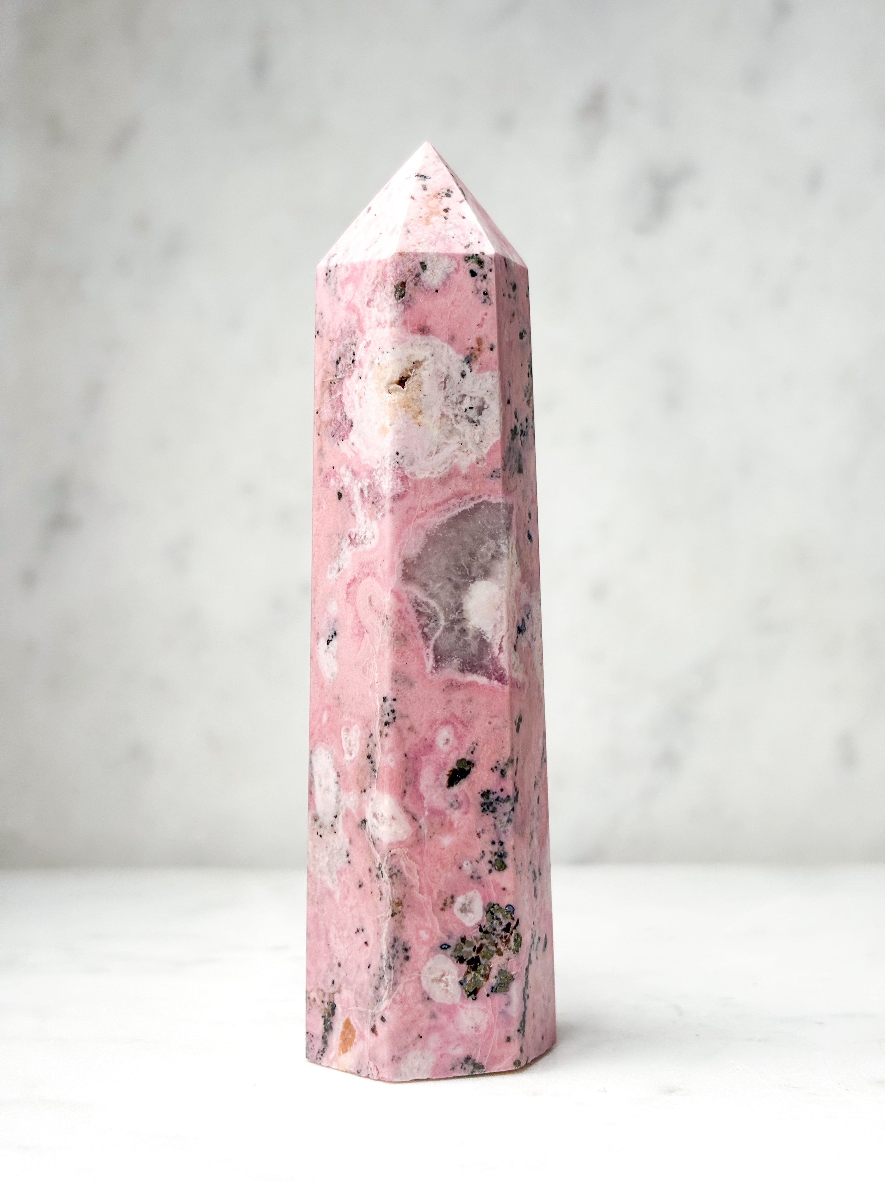 Rosa Rhodocrosit Tårn (Nr. 5)