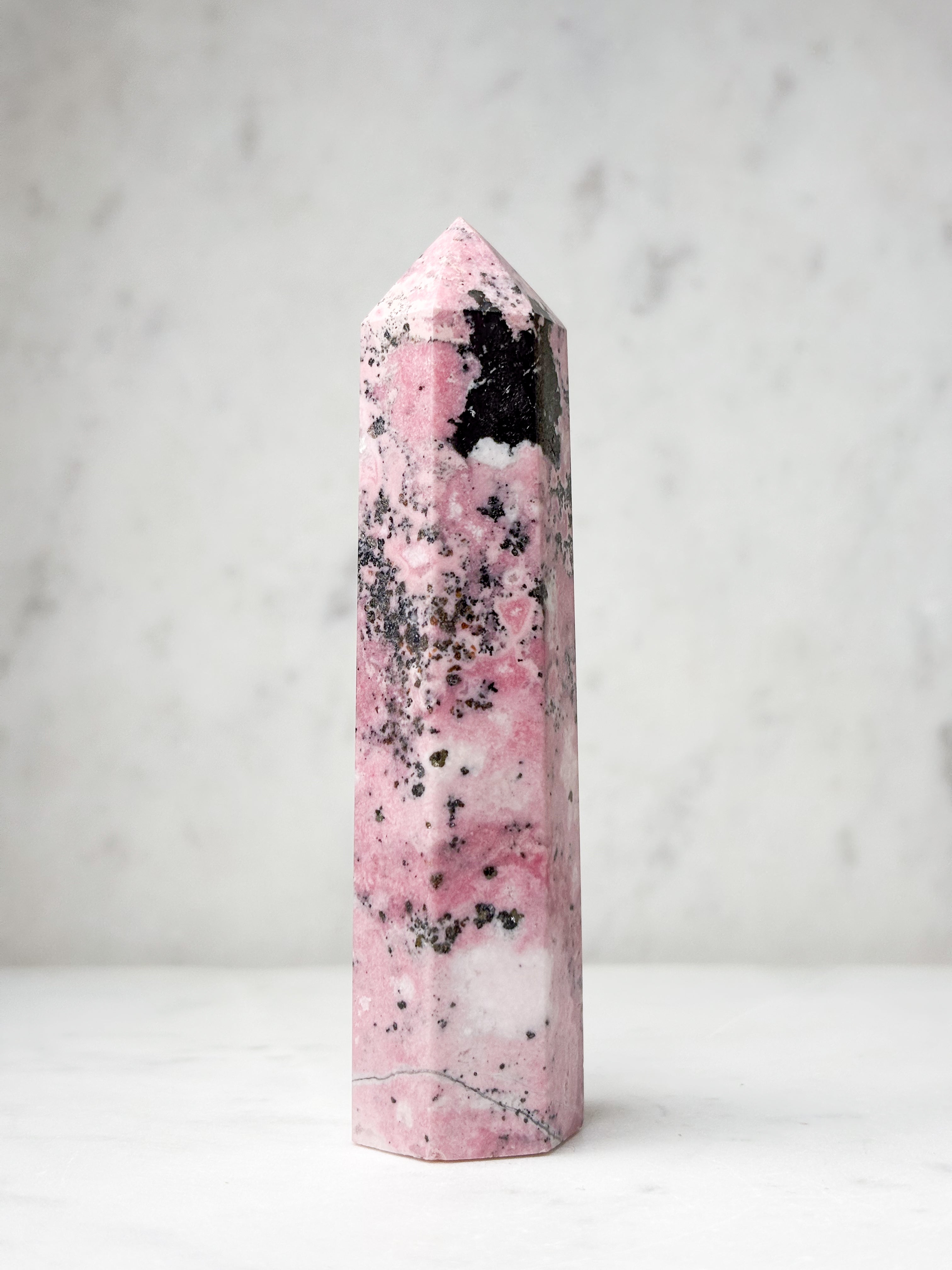 Rosa Rhodocrosit Tårn (Nr. 6)